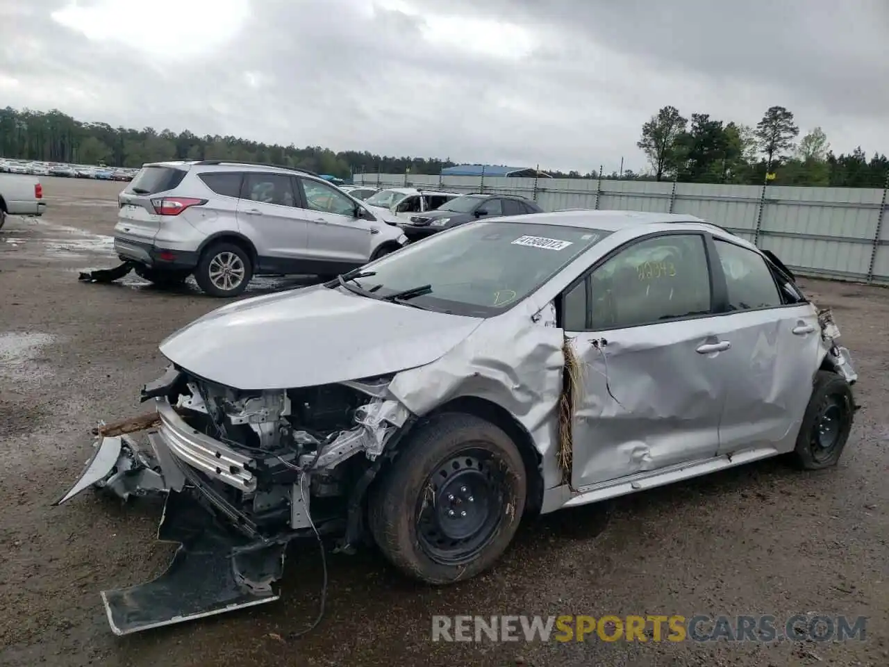 2 Photograph of a damaged car JTDEPMAE7MJ154255 TOYOTA COROLLA 2021