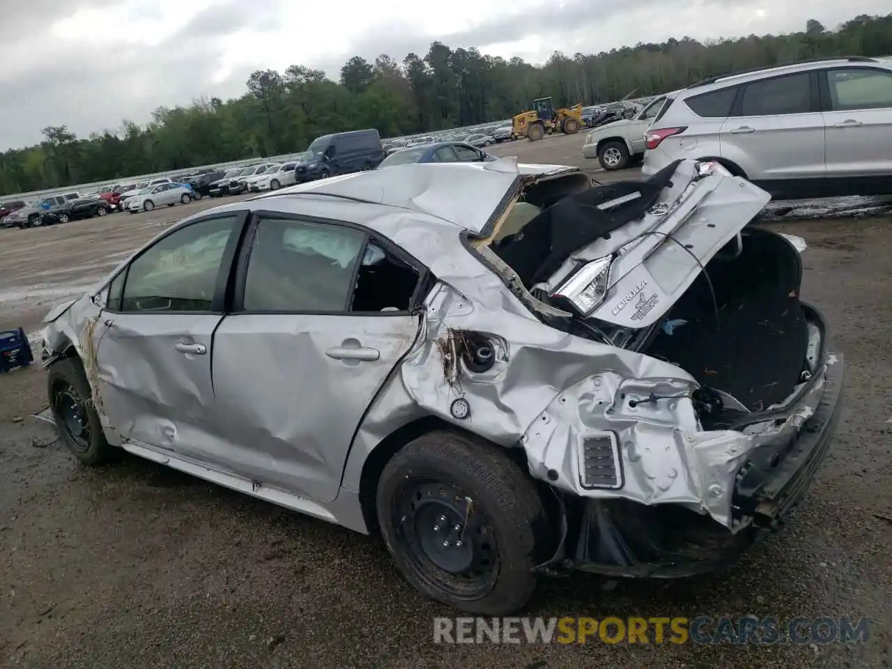 3 Photograph of a damaged car JTDEPMAE7MJ154255 TOYOTA COROLLA 2021