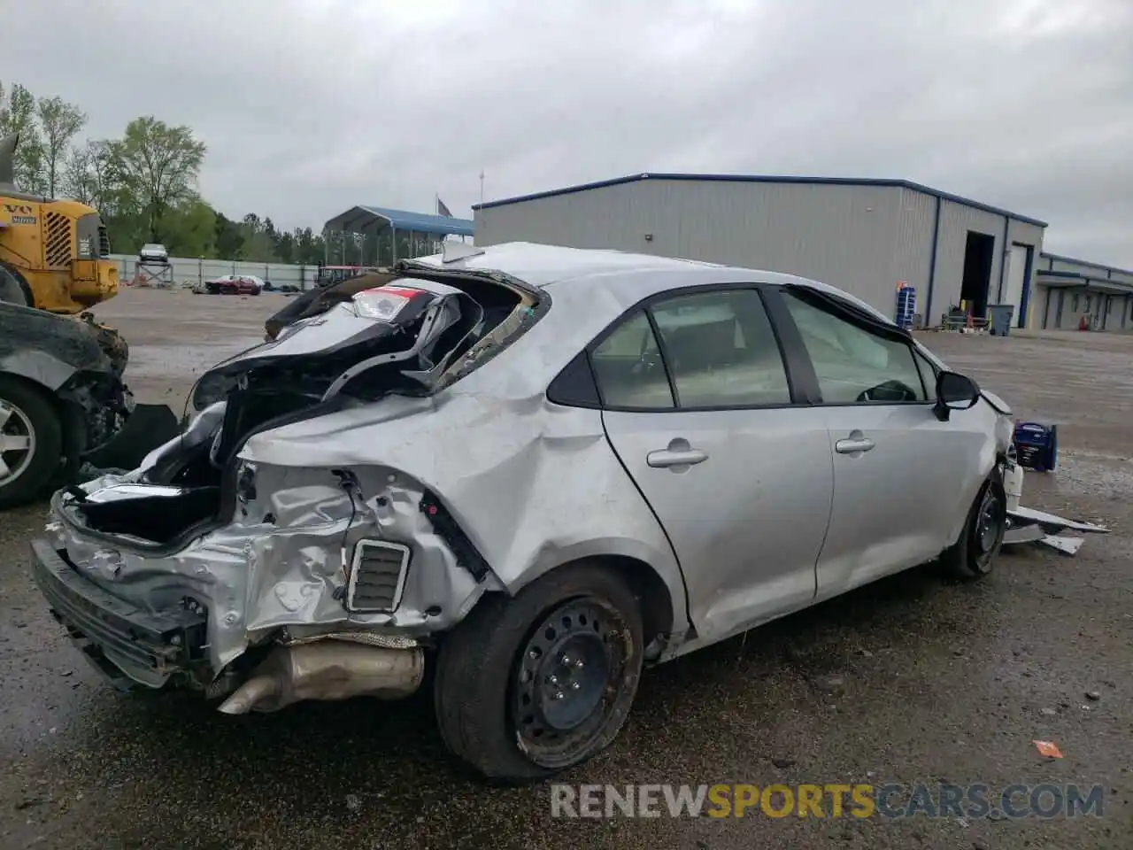 4 Photograph of a damaged car JTDEPMAE7MJ154255 TOYOTA COROLLA 2021