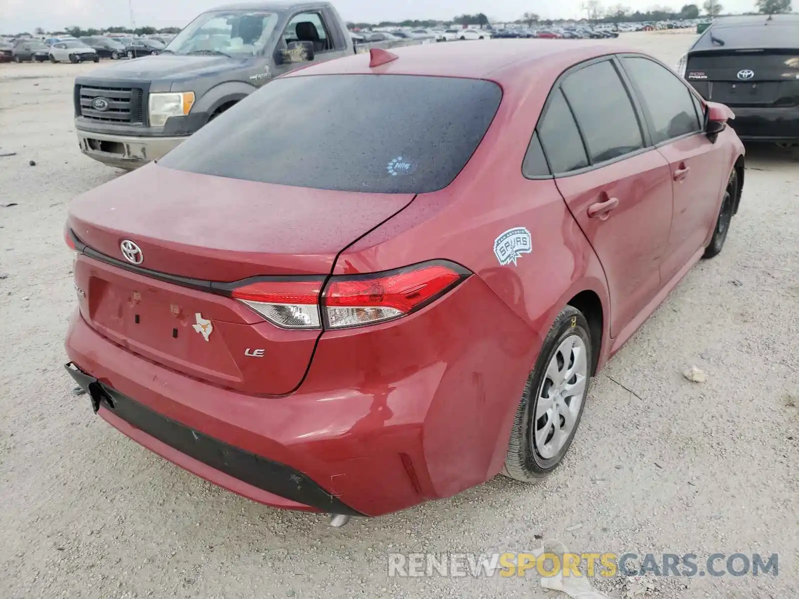 4 Photograph of a damaged car JTDEPMAE7MJ154725 TOYOTA COROLLA 2021