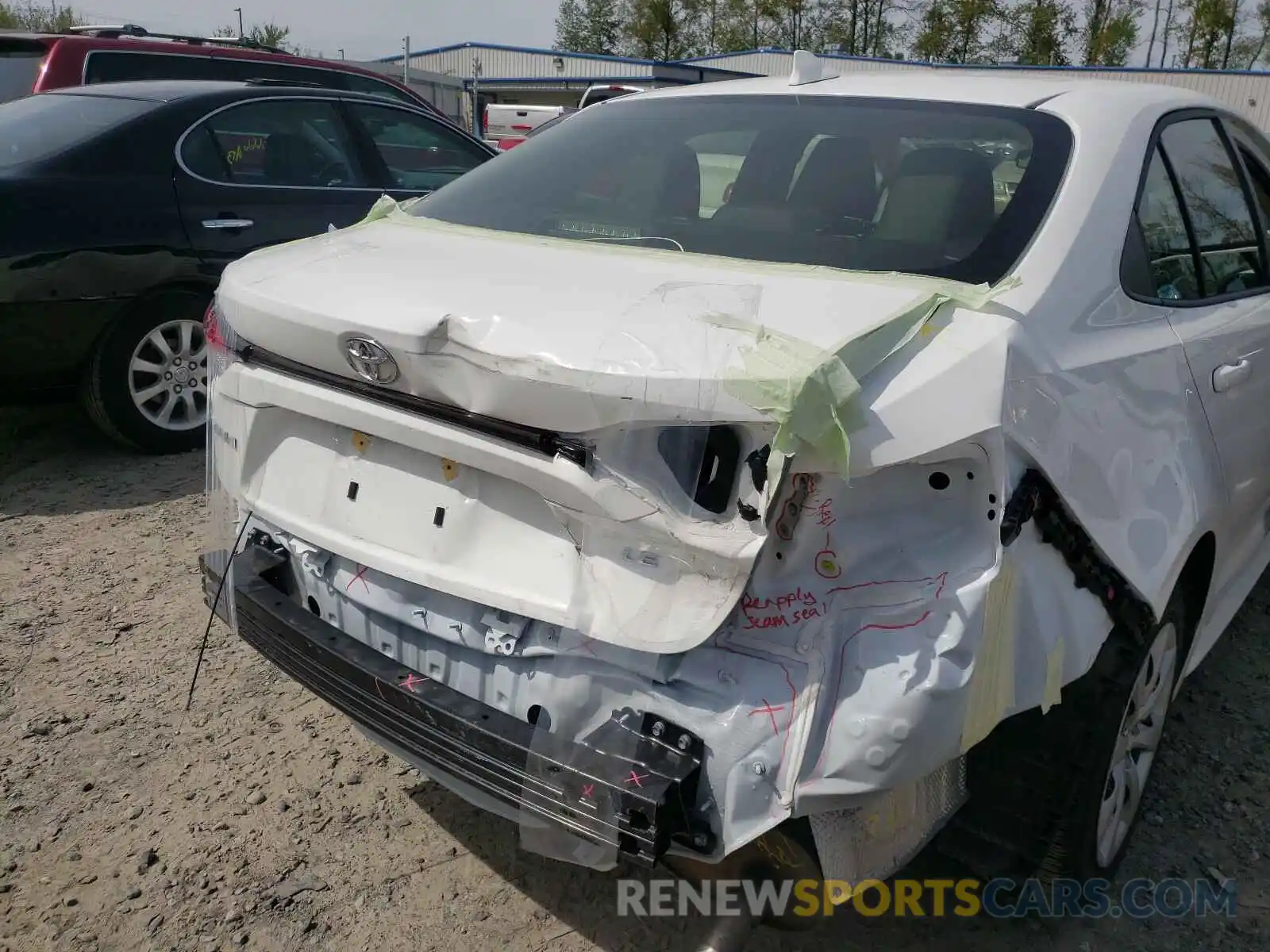 9 Photograph of a damaged car JTDEPMAE7MJ155485 TOYOTA COROLLA 2021