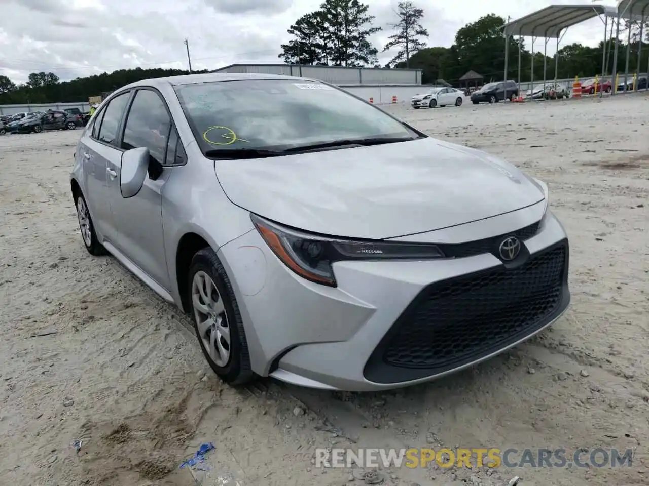 1 Photograph of a damaged car JTDEPMAE7MJ155549 TOYOTA COROLLA 2021