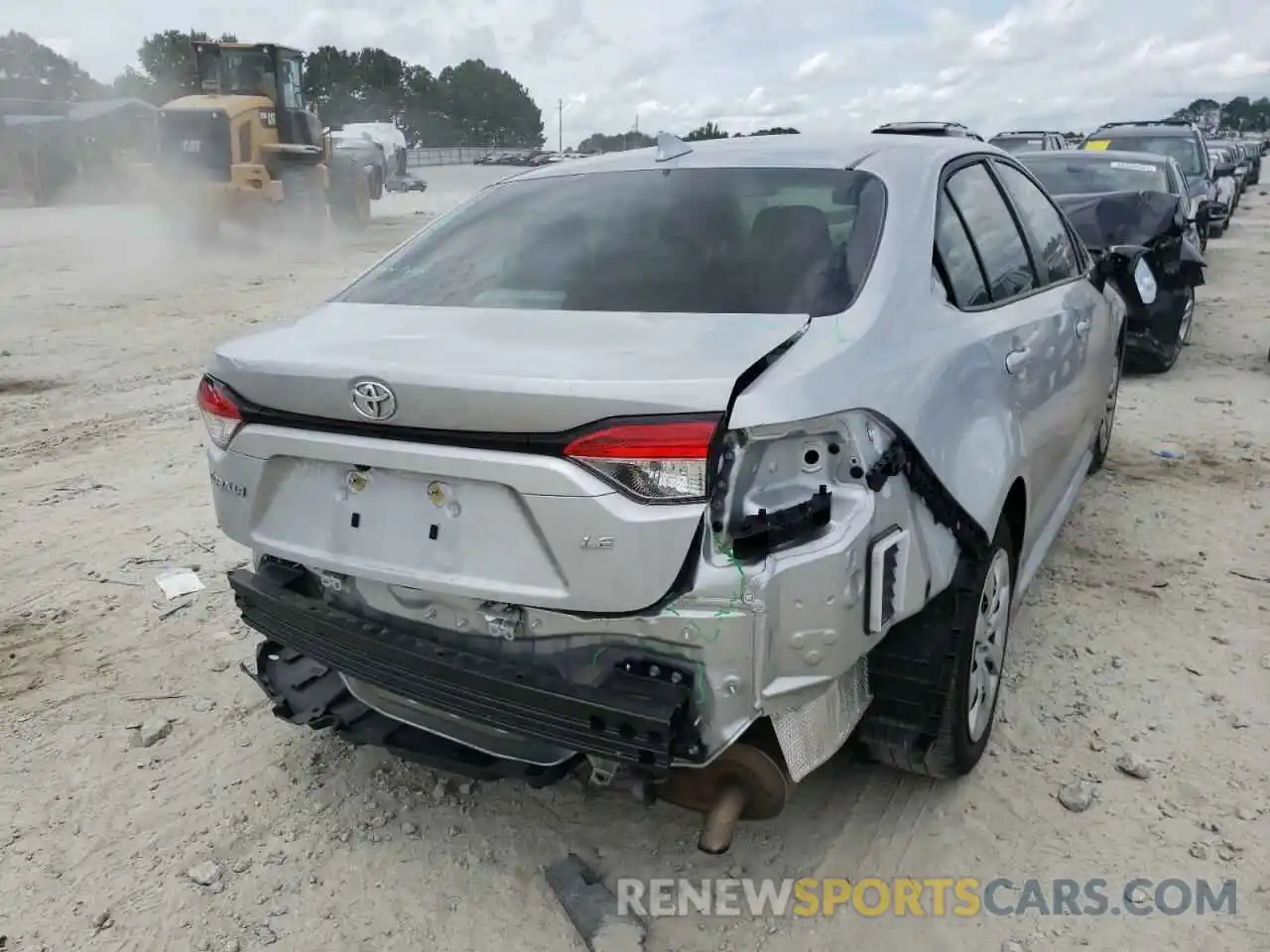 4 Photograph of a damaged car JTDEPMAE7MJ155549 TOYOTA COROLLA 2021