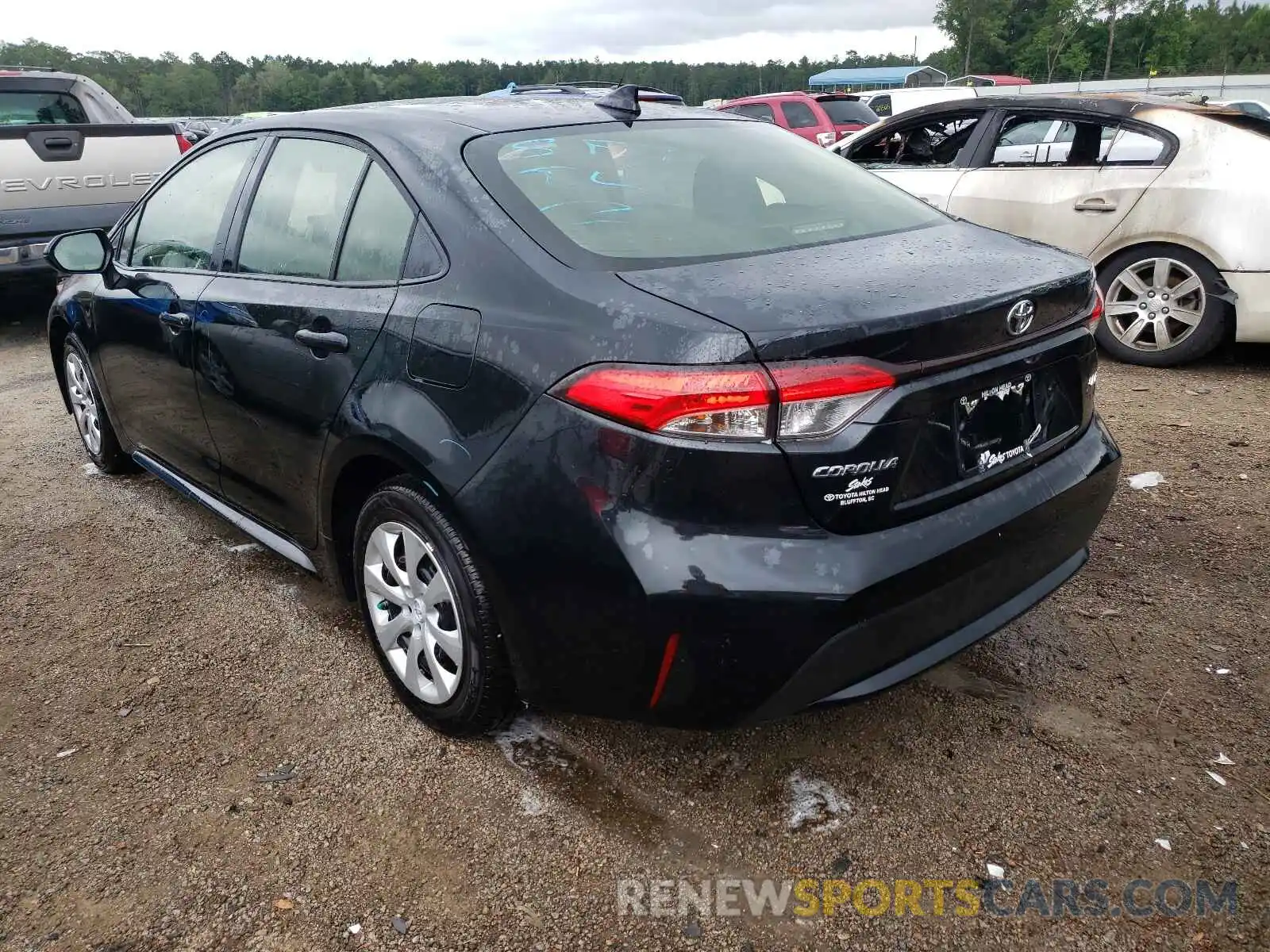 3 Photograph of a damaged car JTDEPMAE7MJ156023 TOYOTA COROLLA 2021