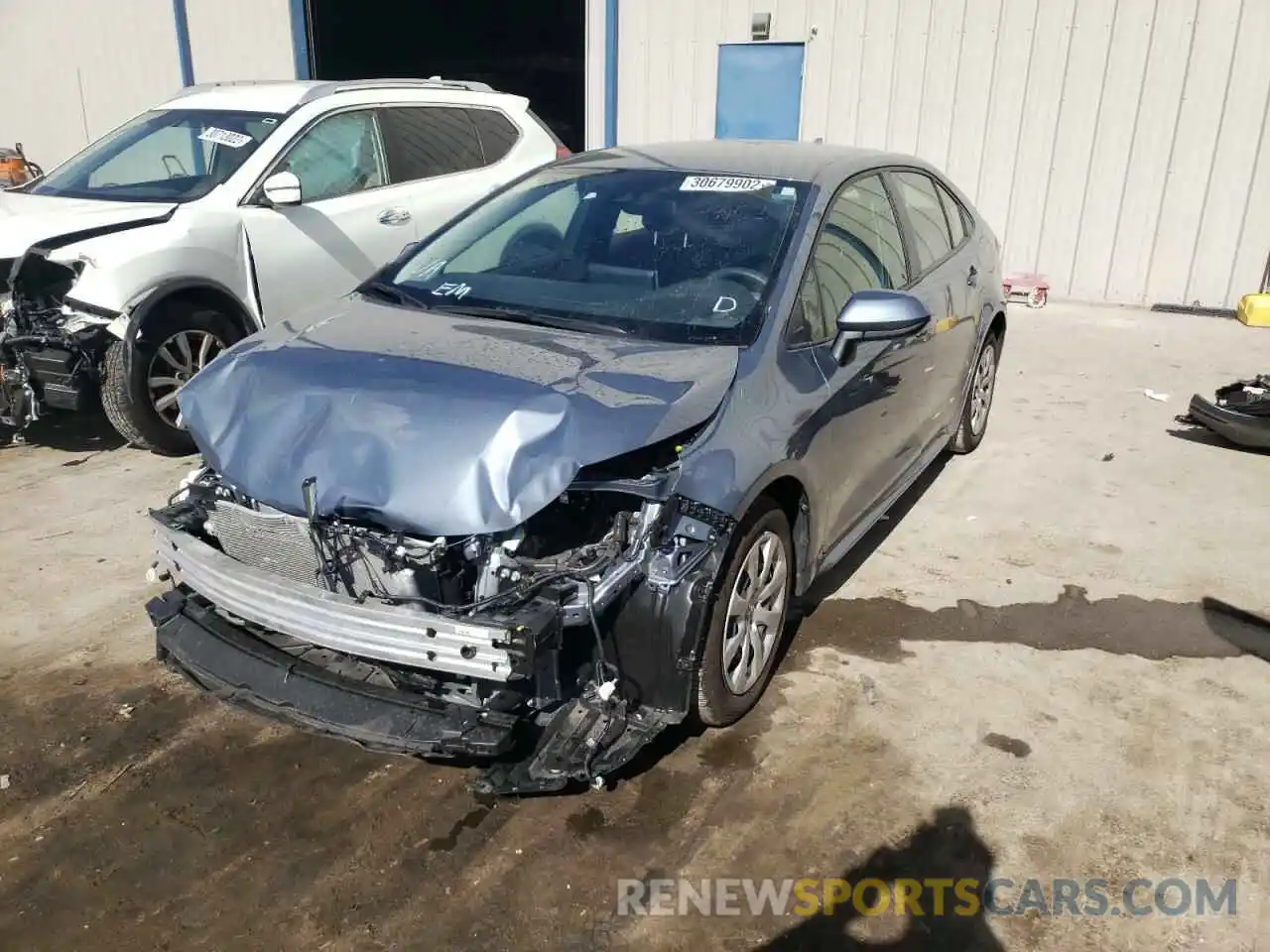 2 Photograph of a damaged car JTDEPMAE7MJ156345 TOYOTA COROLLA 2021