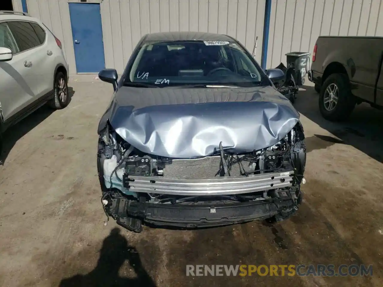 9 Photograph of a damaged car JTDEPMAE7MJ156345 TOYOTA COROLLA 2021