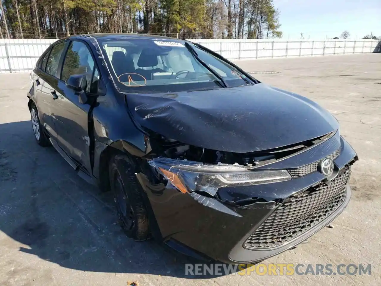 1 Photograph of a damaged car JTDEPMAE7MJ157205 TOYOTA COROLLA 2021