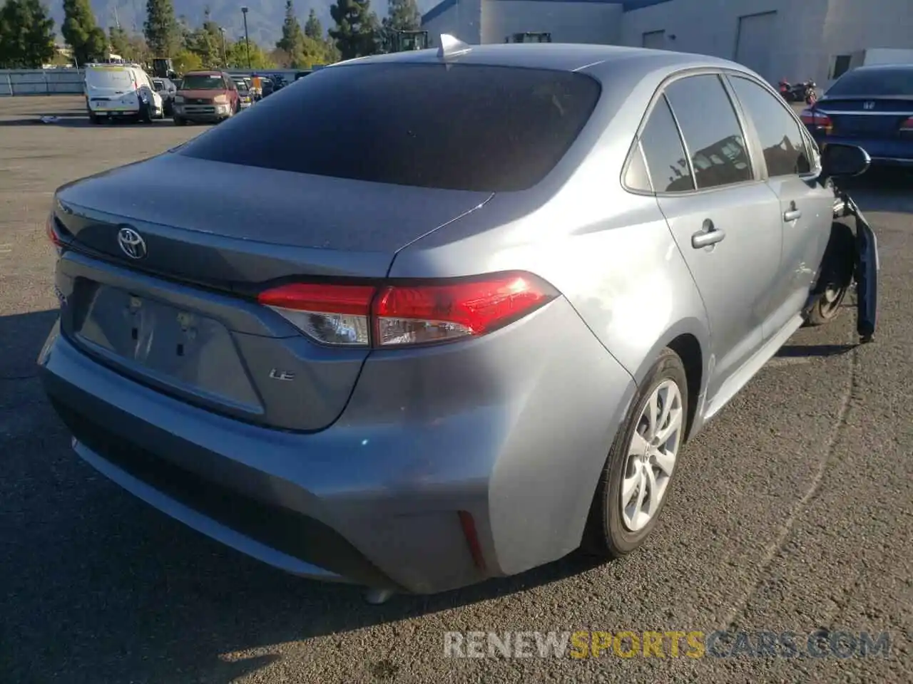 4 Photograph of a damaged car JTDEPMAE7MJ158497 TOYOTA COROLLA 2021