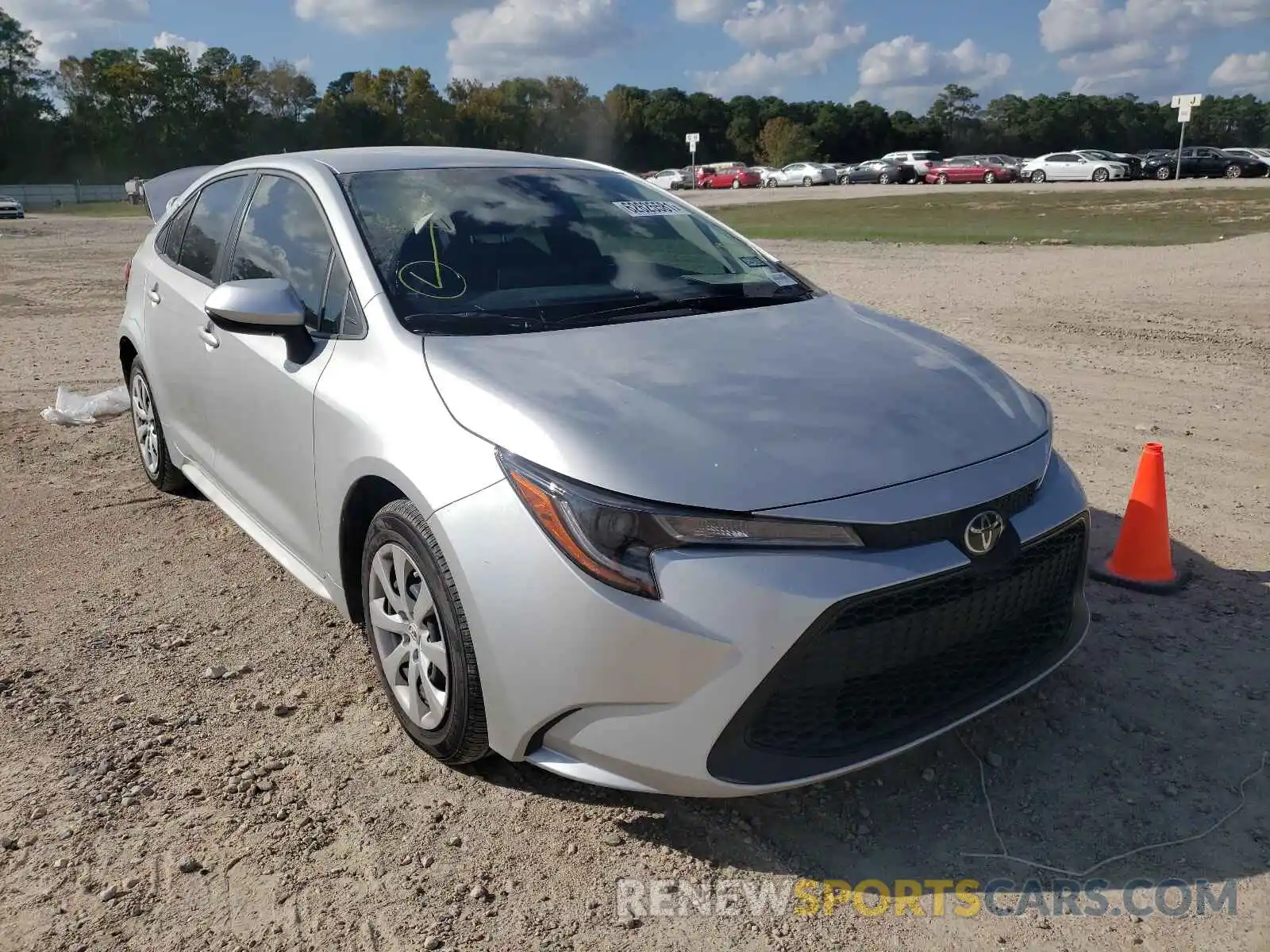 1 Photograph of a damaged car JTDEPMAE7MJ158872 TOYOTA COROLLA 2021