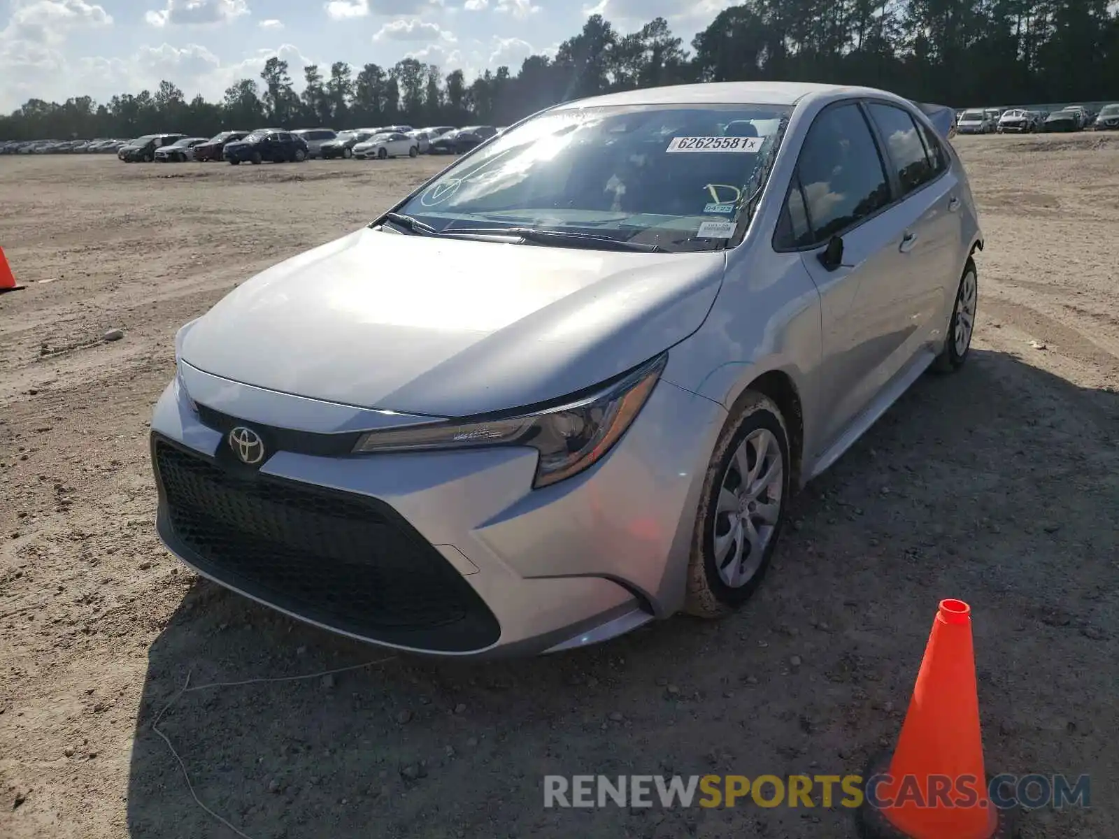 2 Photograph of a damaged car JTDEPMAE7MJ158872 TOYOTA COROLLA 2021