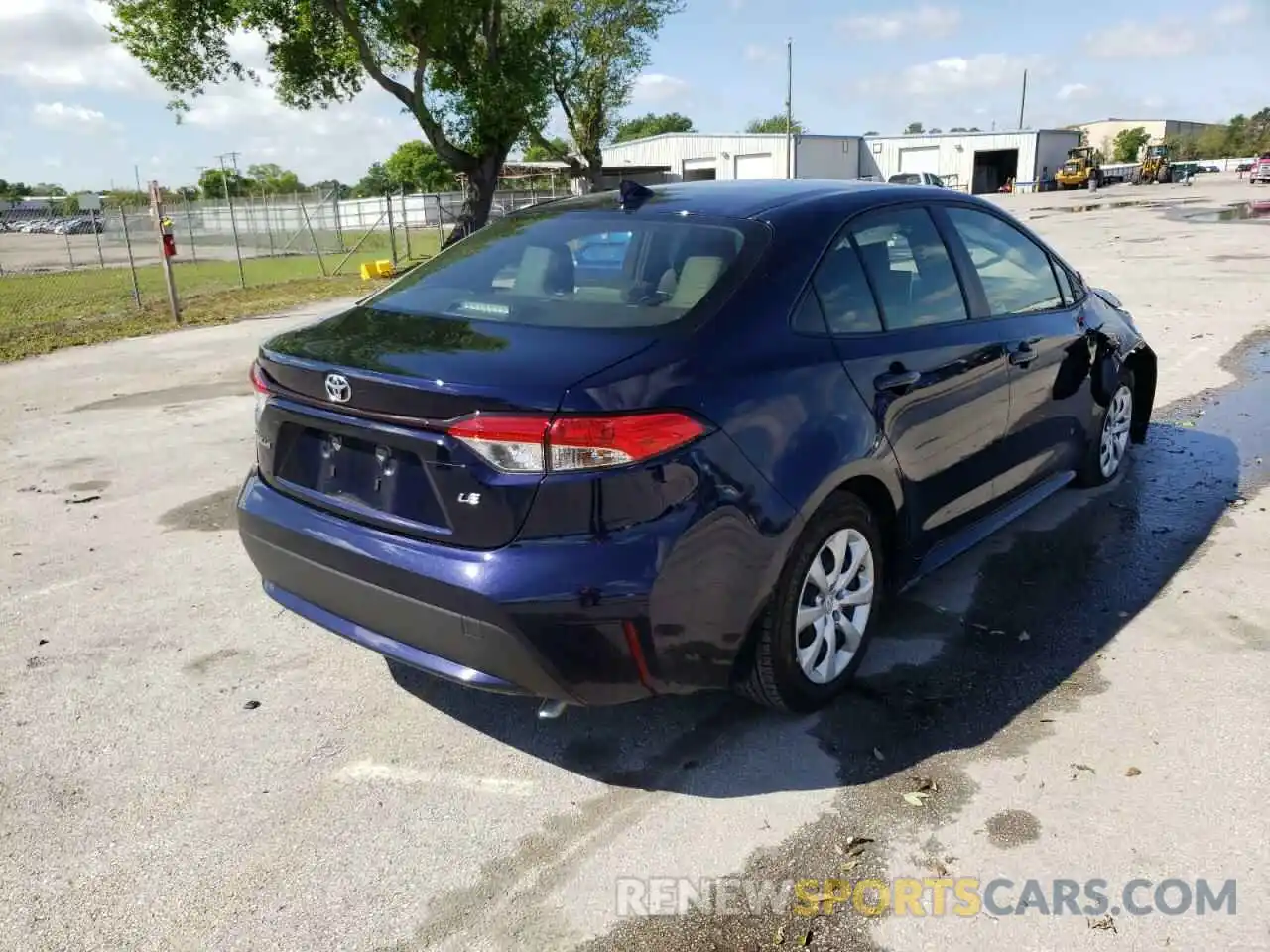 4 Photograph of a damaged car JTDEPMAE7MJ159441 TOYOTA COROLLA 2021