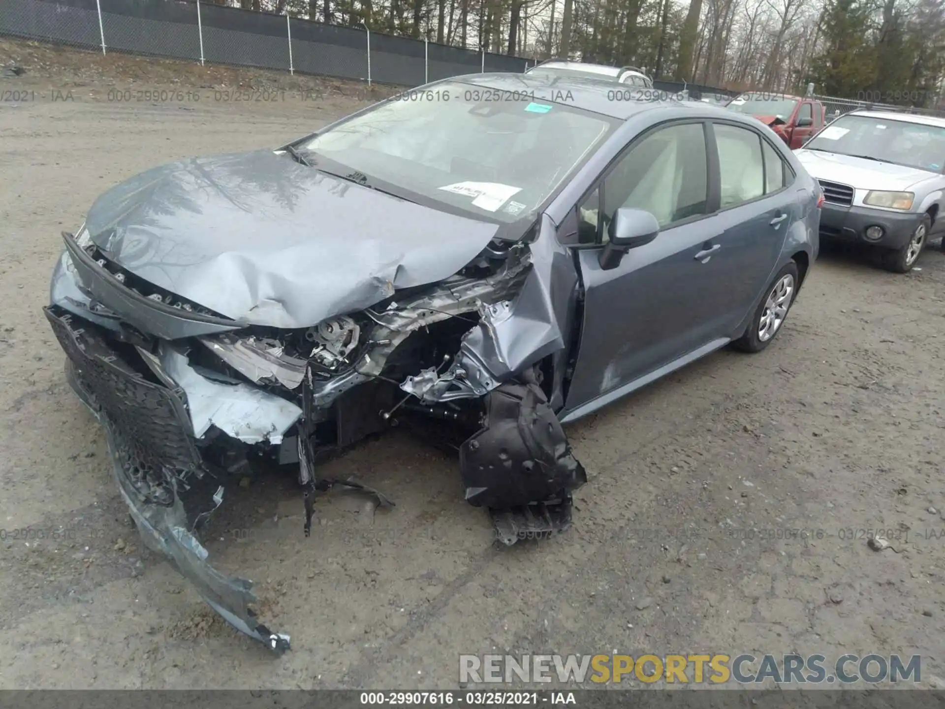 2 Photograph of a damaged car JTDEPMAE7MJ159567 TOYOTA COROLLA 2021