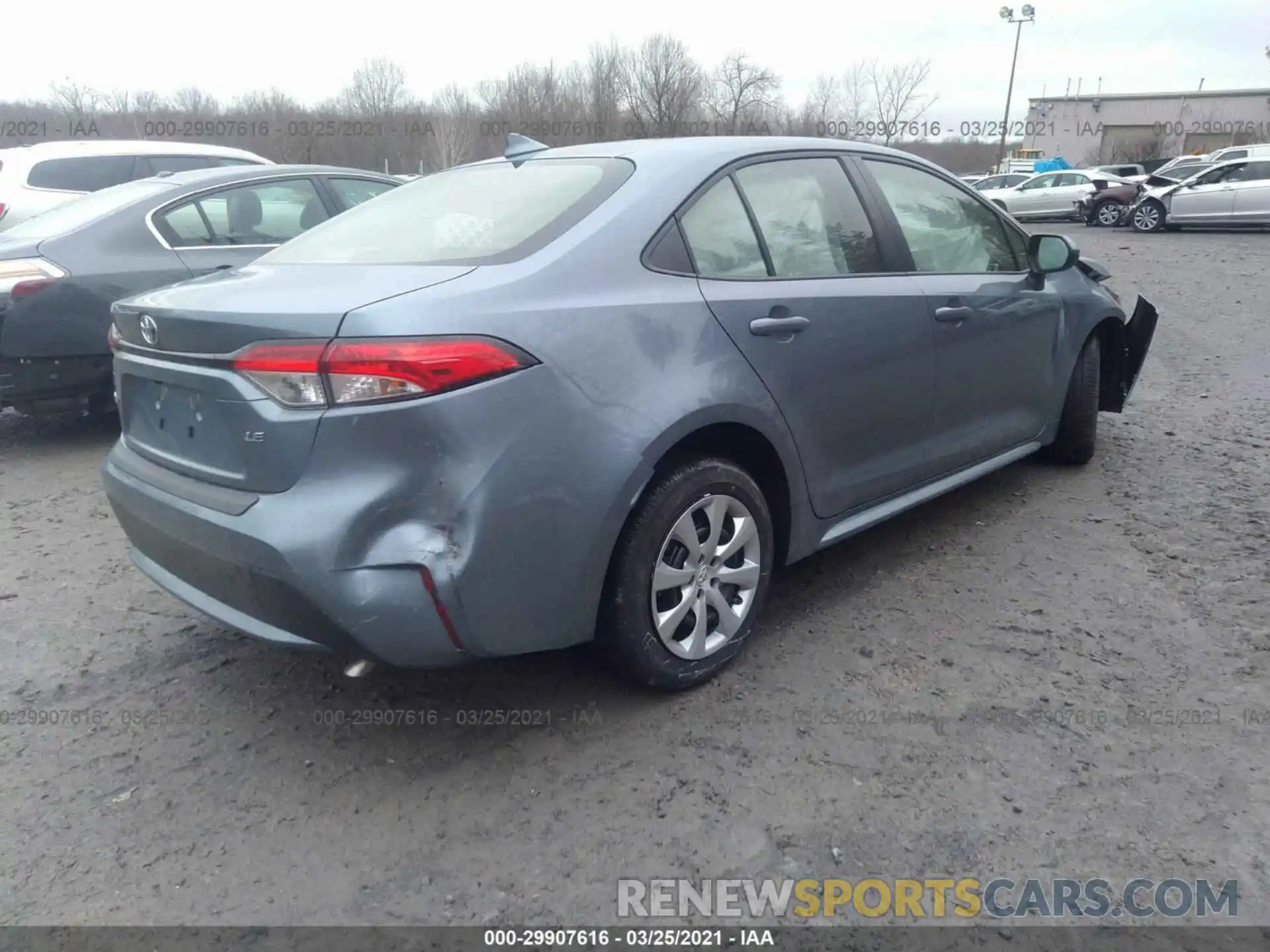 4 Photograph of a damaged car JTDEPMAE7MJ159567 TOYOTA COROLLA 2021