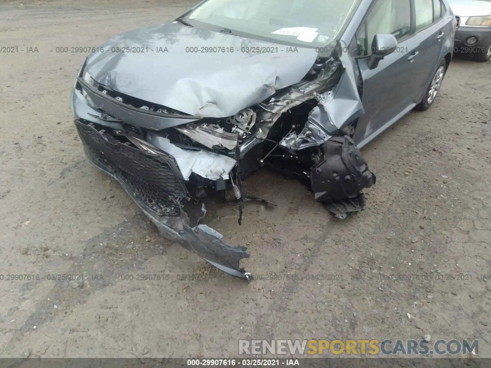 6 Photograph of a damaged car JTDEPMAE7MJ159567 TOYOTA COROLLA 2021