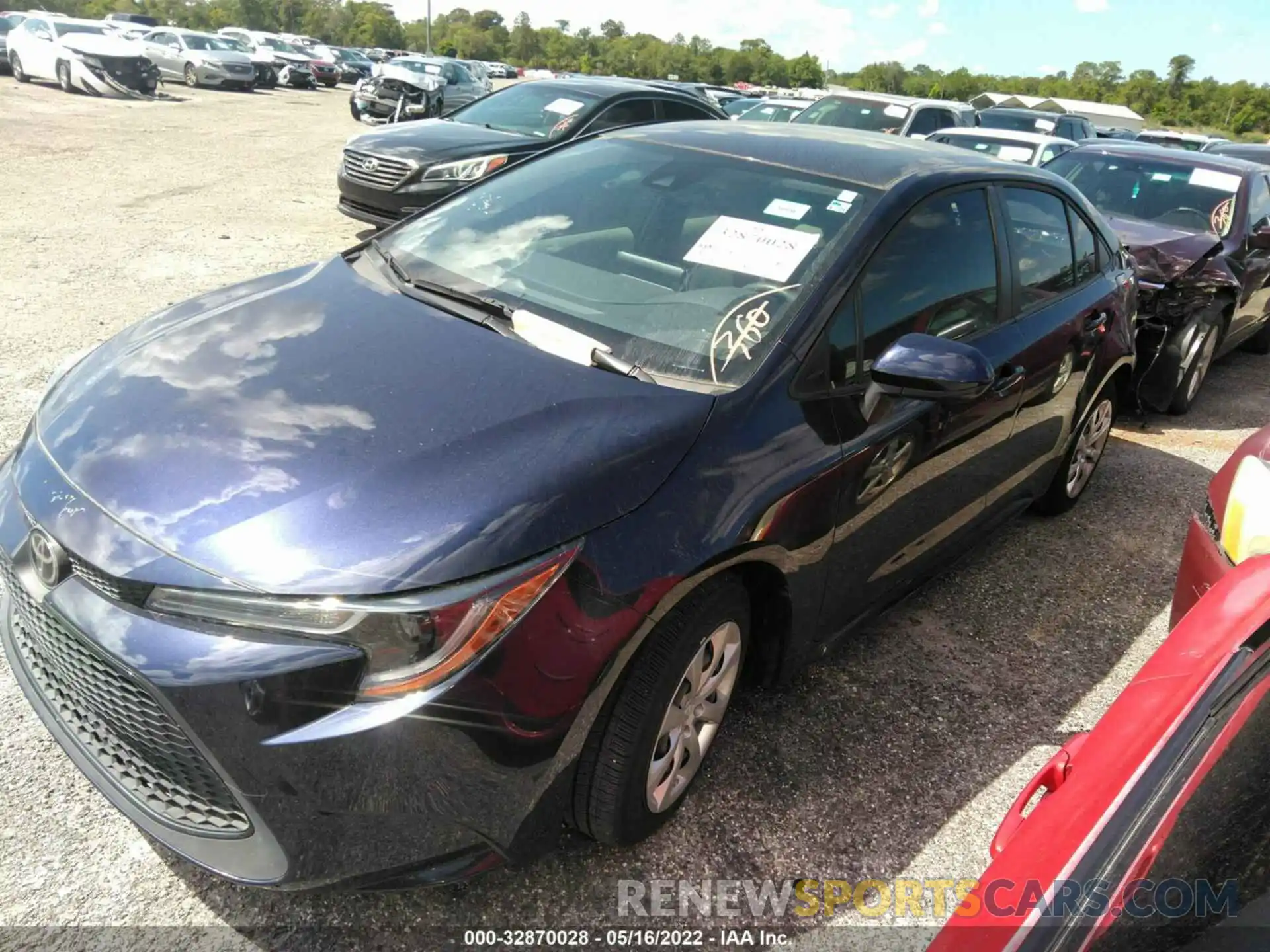 2 Photograph of a damaged car JTDEPMAE7MJ161108 TOYOTA COROLLA 2021