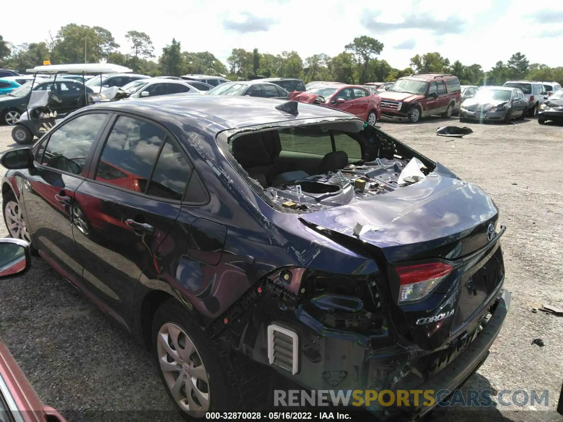 3 Photograph of a damaged car JTDEPMAE7MJ161108 TOYOTA COROLLA 2021