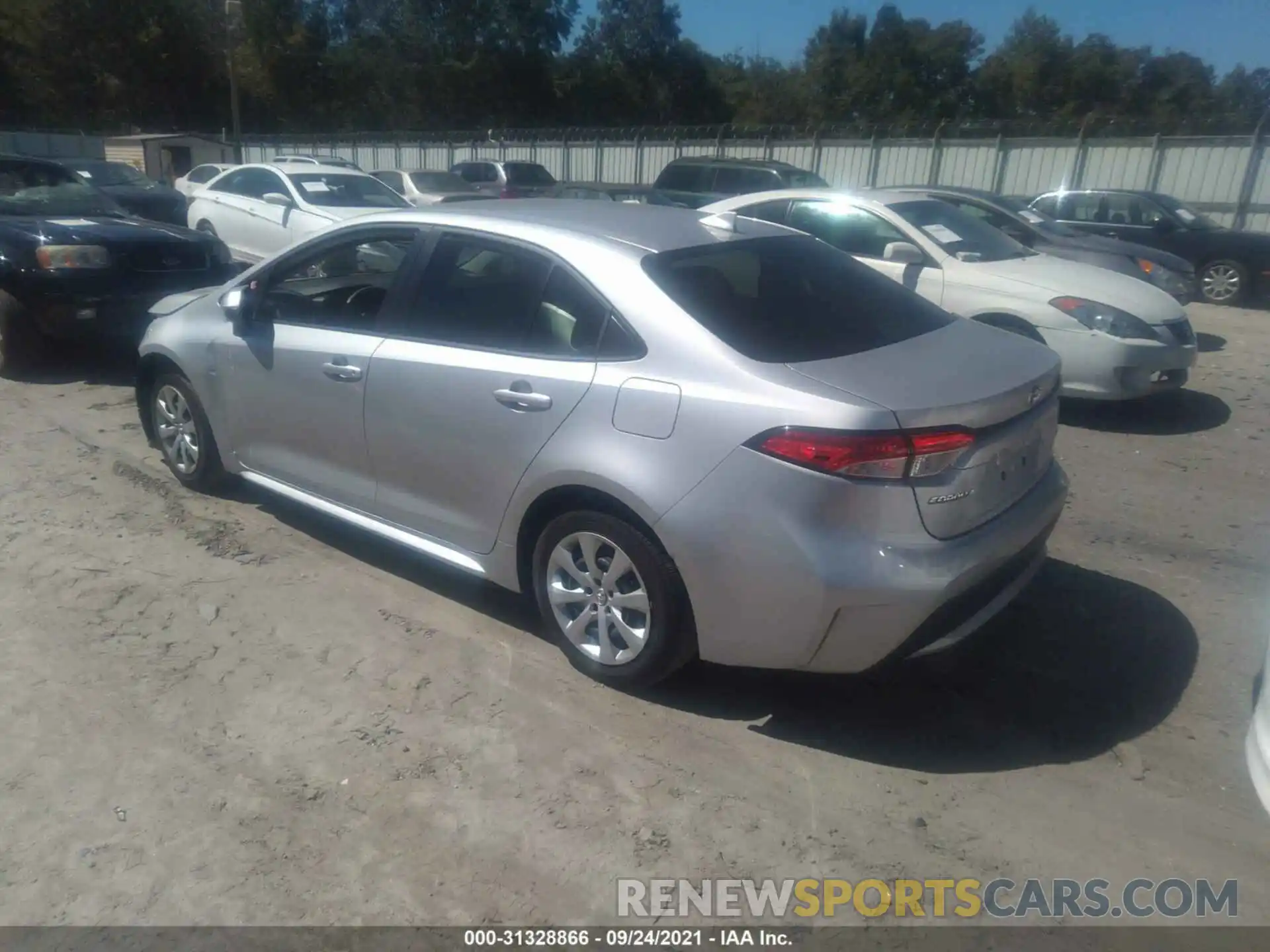 3 Photograph of a damaged car JTDEPMAE7MJ161450 TOYOTA COROLLA 2021