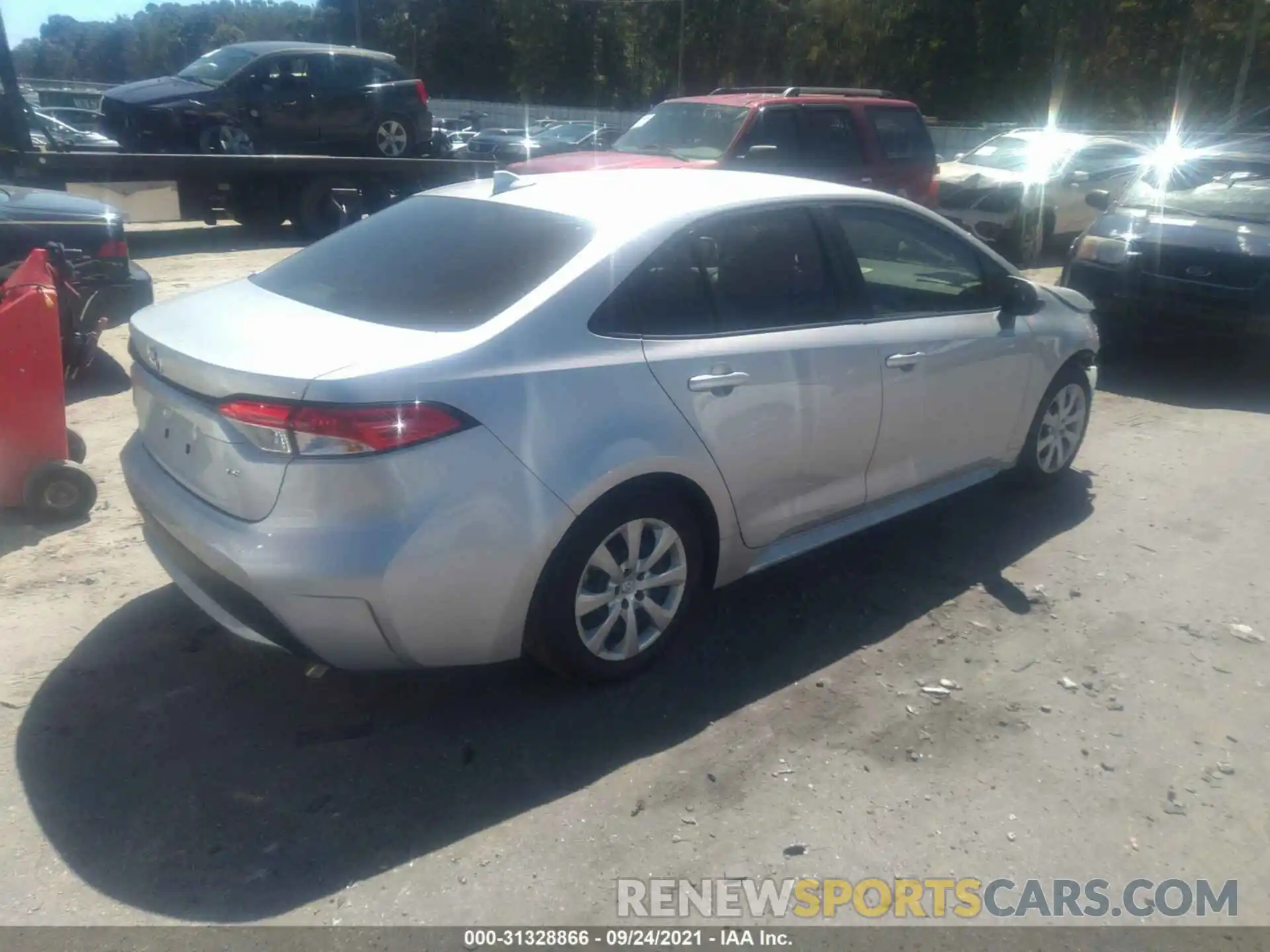 4 Photograph of a damaged car JTDEPMAE7MJ161450 TOYOTA COROLLA 2021