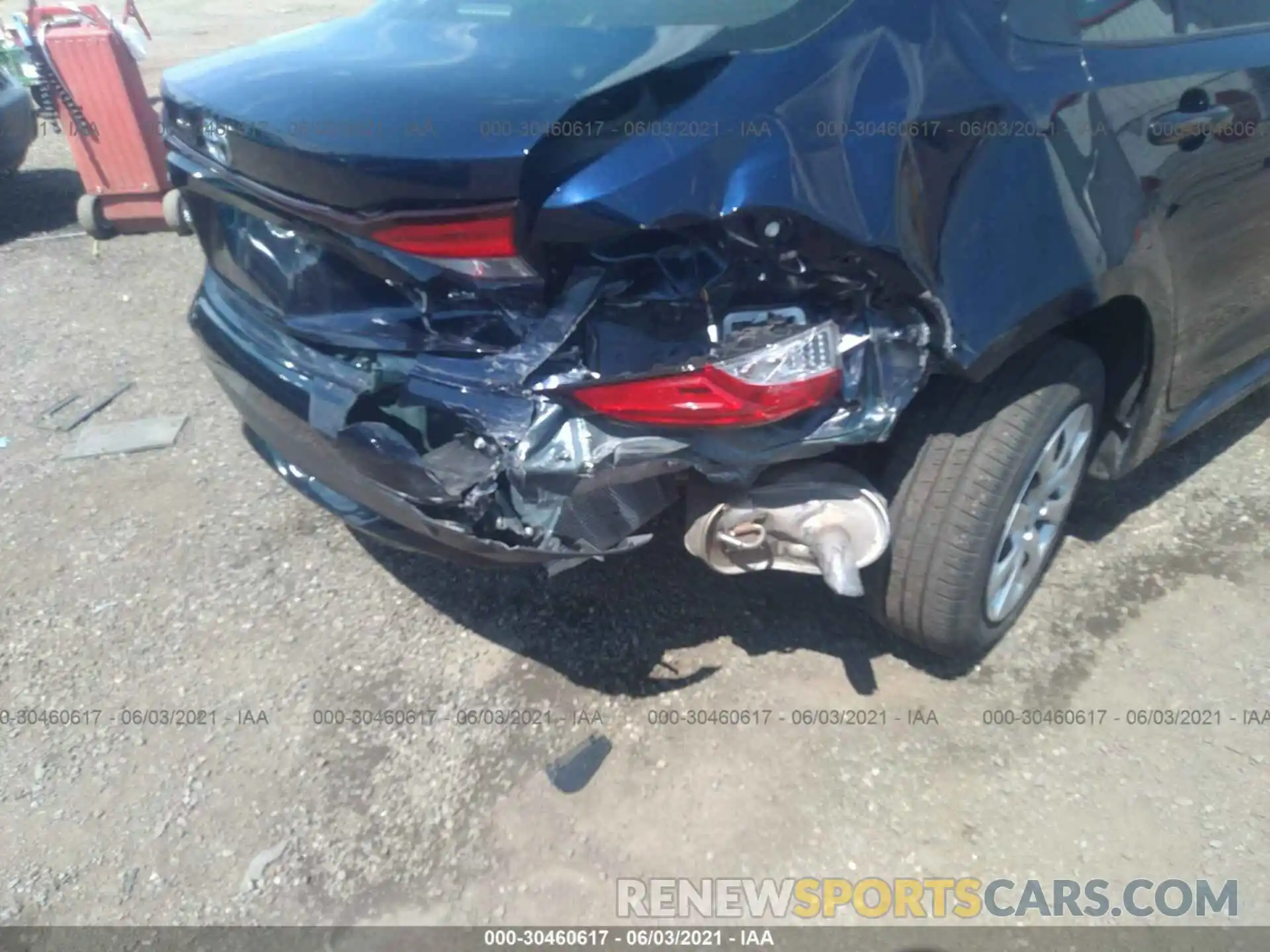 6 Photograph of a damaged car JTDEPMAE7MJ163098 TOYOTA COROLLA 2021