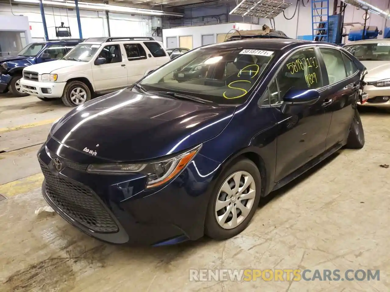 2 Photograph of a damaged car JTDEPMAE7MJ164283 TOYOTA COROLLA 2021