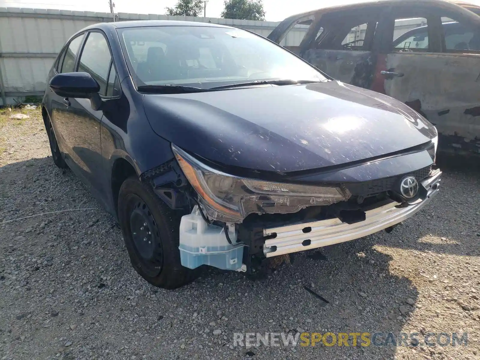 1 Photograph of a damaged car JTDEPMAE7MJ164607 TOYOTA COROLLA 2021