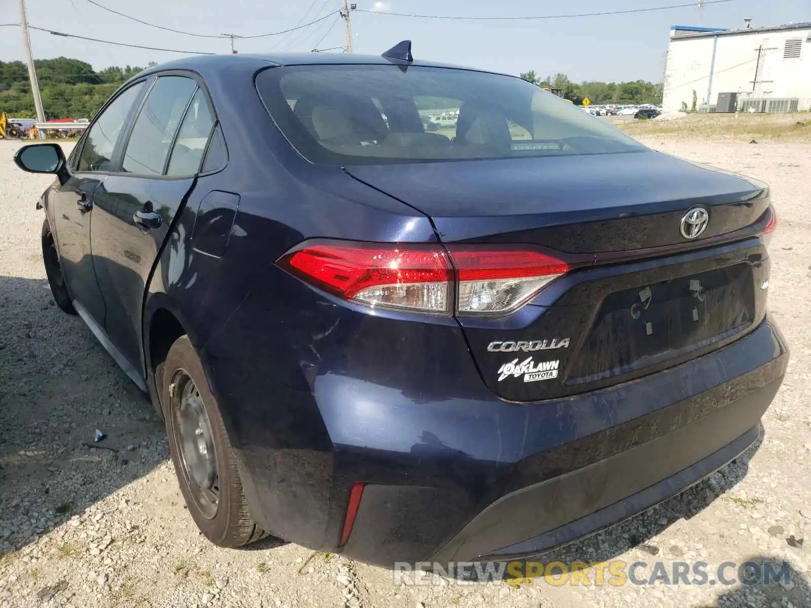 3 Photograph of a damaged car JTDEPMAE7MJ164607 TOYOTA COROLLA 2021