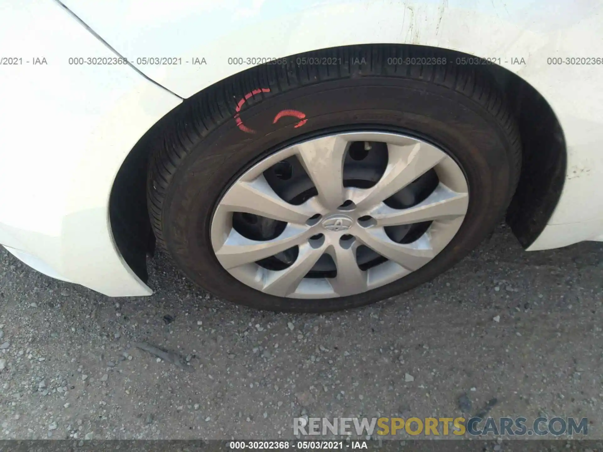 12 Photograph of a damaged car JTDEPMAE7MJ166972 TOYOTA COROLLA 2021