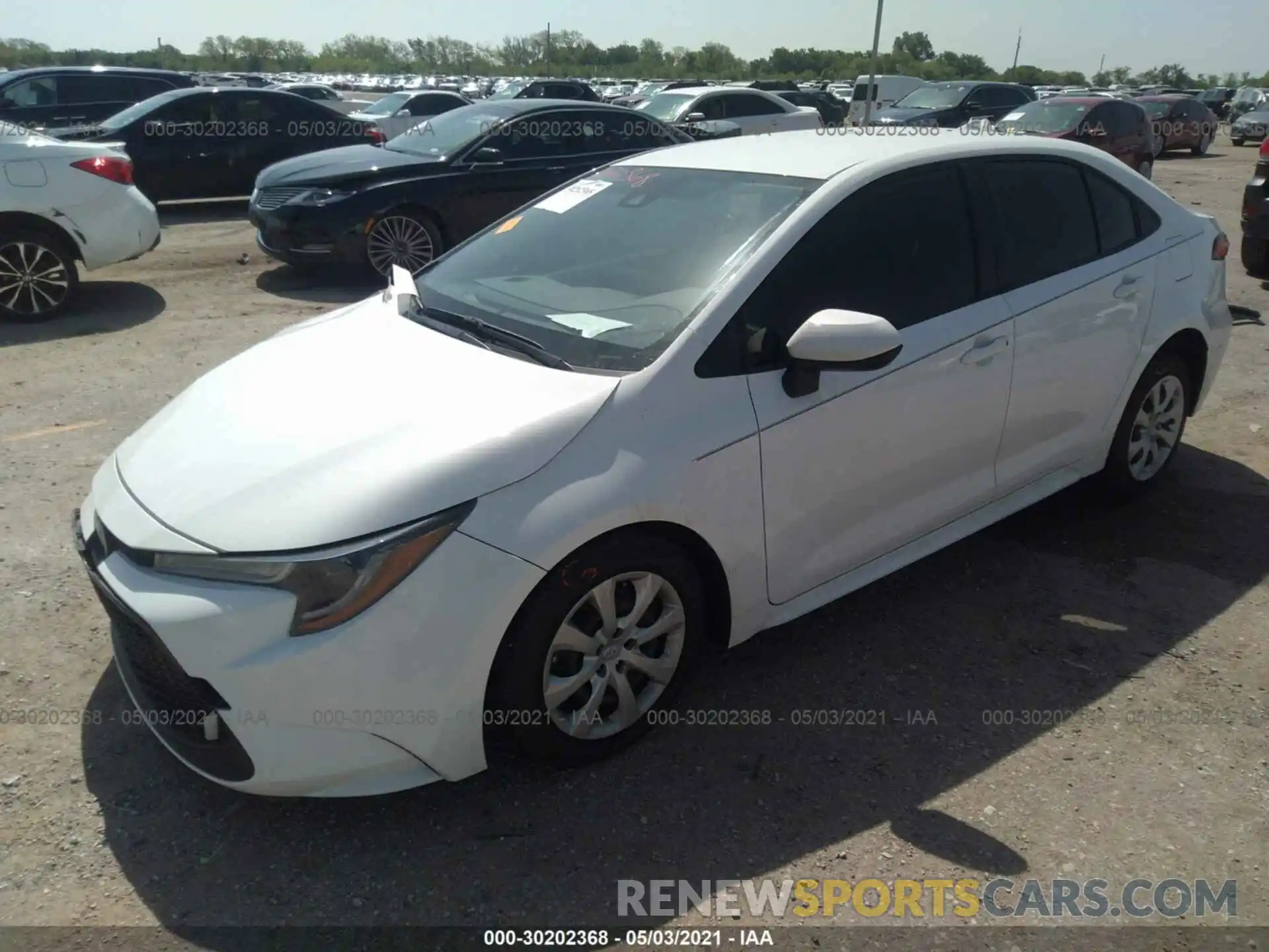 2 Photograph of a damaged car JTDEPMAE7MJ166972 TOYOTA COROLLA 2021