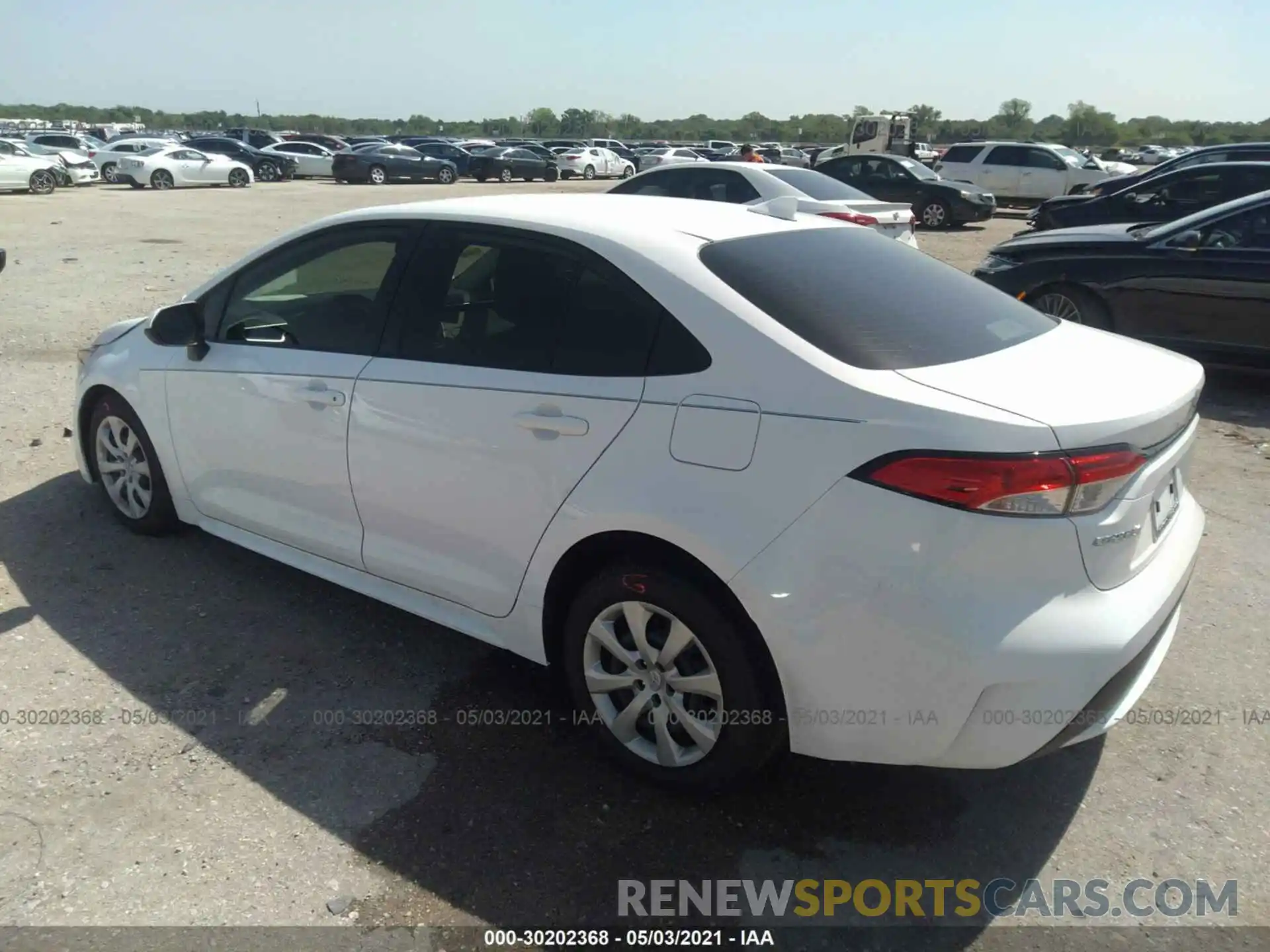 3 Photograph of a damaged car JTDEPMAE7MJ166972 TOYOTA COROLLA 2021