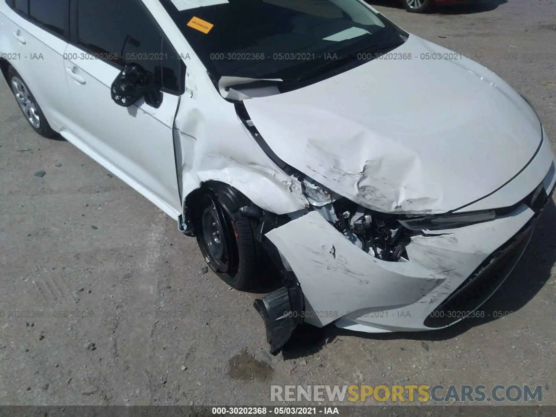 6 Photograph of a damaged car JTDEPMAE7MJ166972 TOYOTA COROLLA 2021