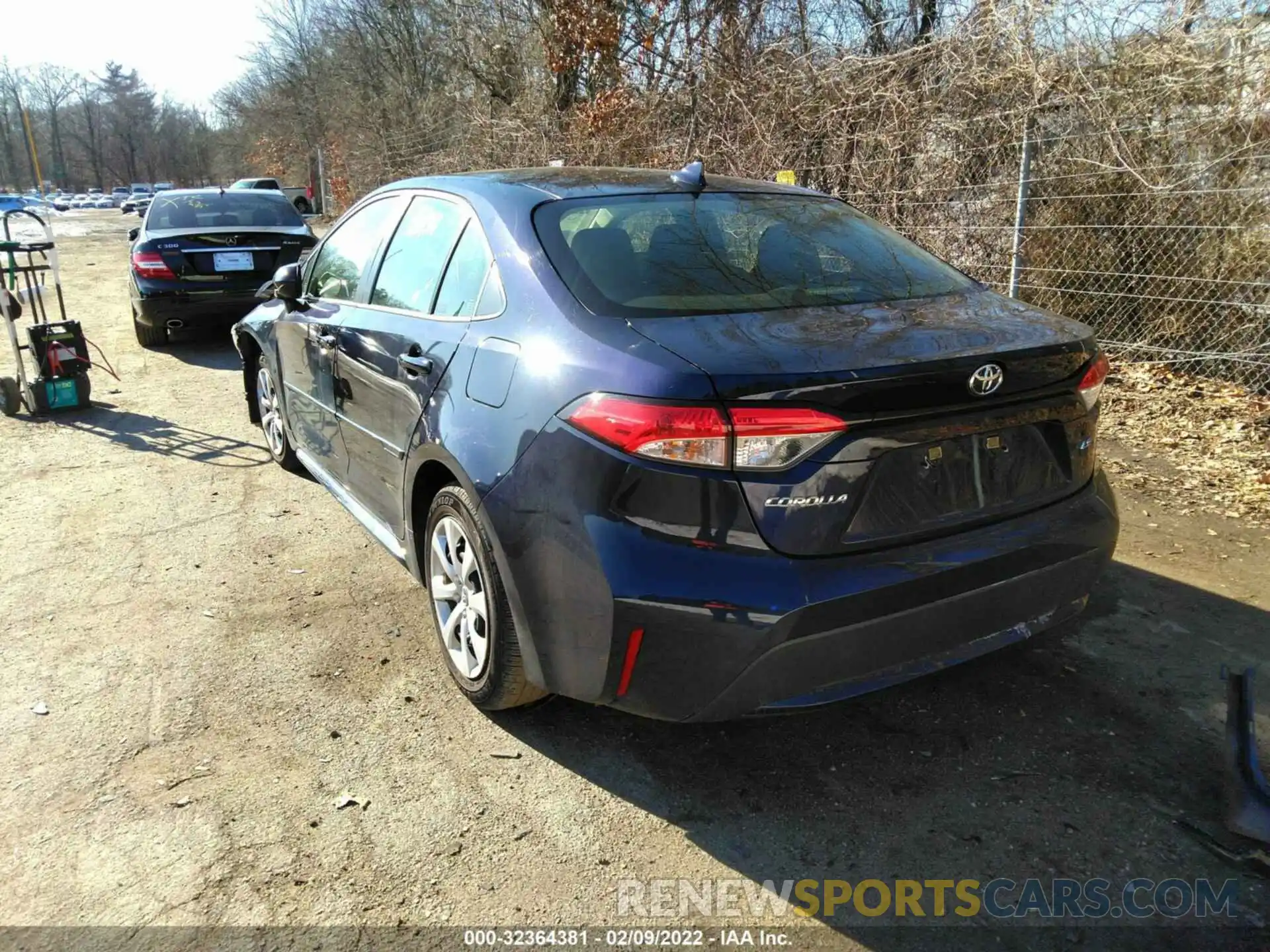 3 Photograph of a damaged car JTDEPMAE7MJ167152 TOYOTA COROLLA 2021