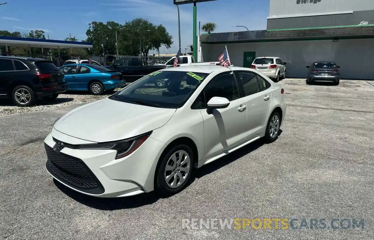 2 Photograph of a damaged car JTDEPMAE7MJ168446 TOYOTA COROLLA 2021