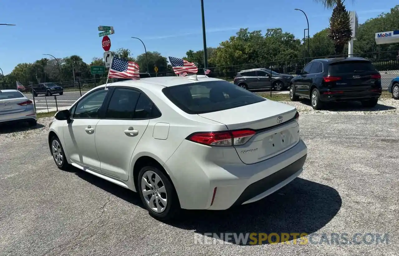 3 Photograph of a damaged car JTDEPMAE7MJ168446 TOYOTA COROLLA 2021