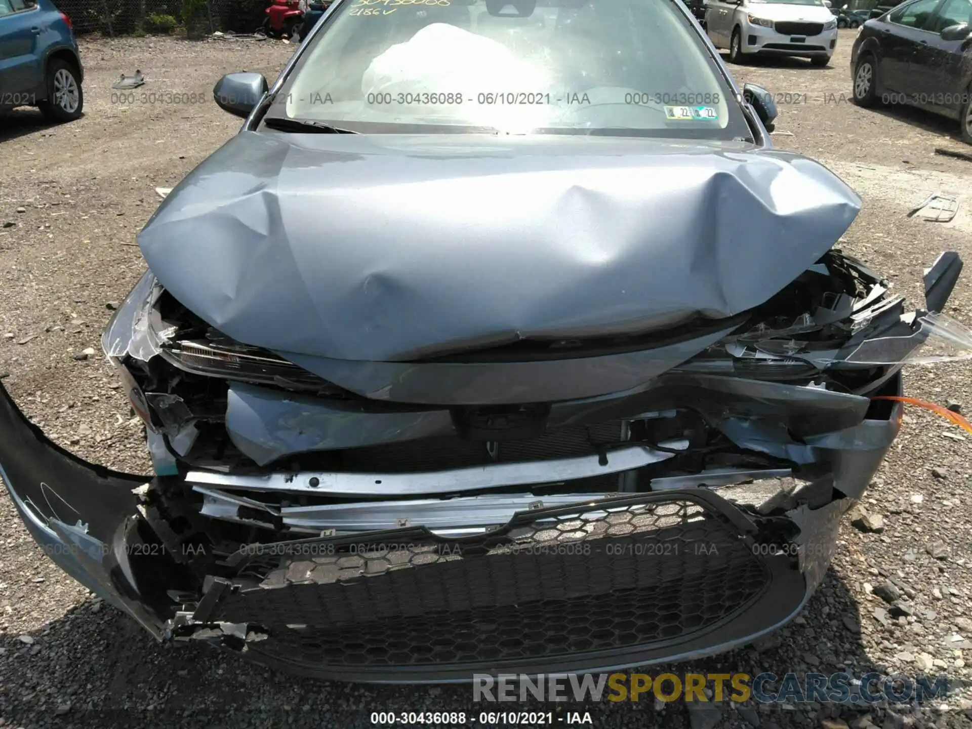 6 Photograph of a damaged car JTDEPMAE7MJ168818 TOYOTA COROLLA 2021