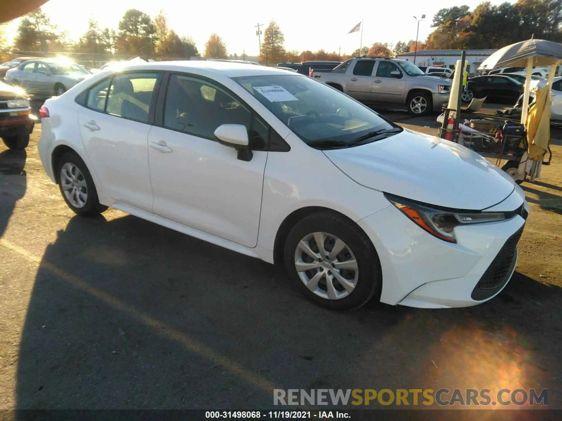 1 Photograph of a damaged car JTDEPMAE7MJ169161 TOYOTA COROLLA 2021