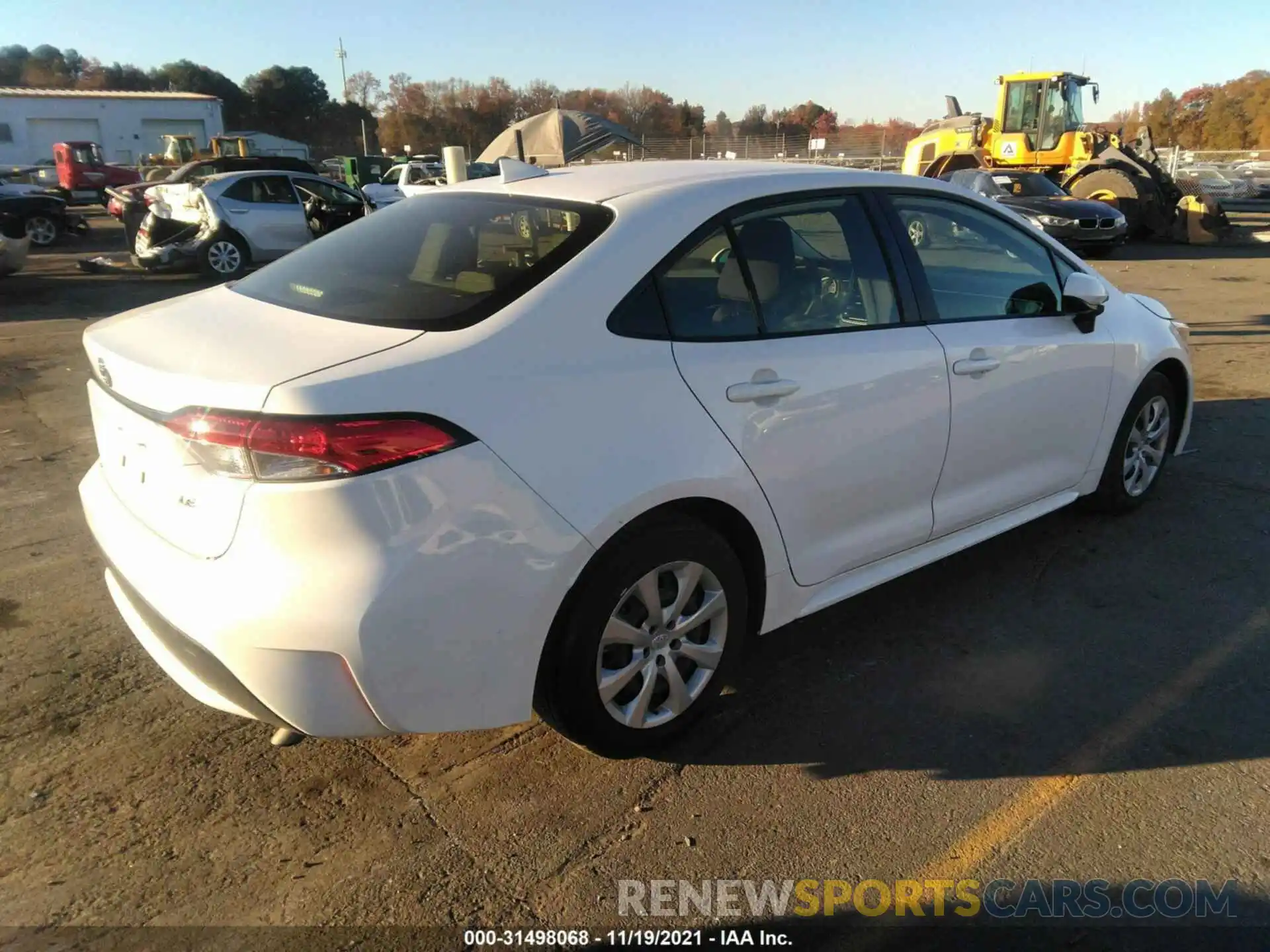 4 Photograph of a damaged car JTDEPMAE7MJ169161 TOYOTA COROLLA 2021