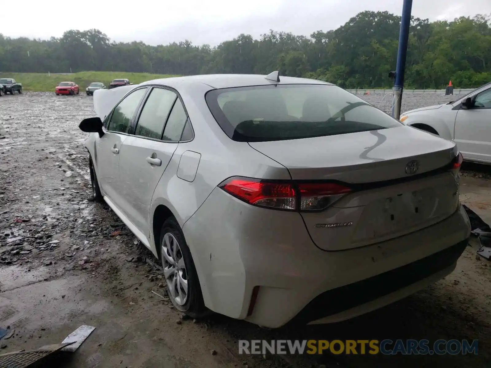 3 Photograph of a damaged car JTDEPMAE7MJ169404 TOYOTA COROLLA 2021