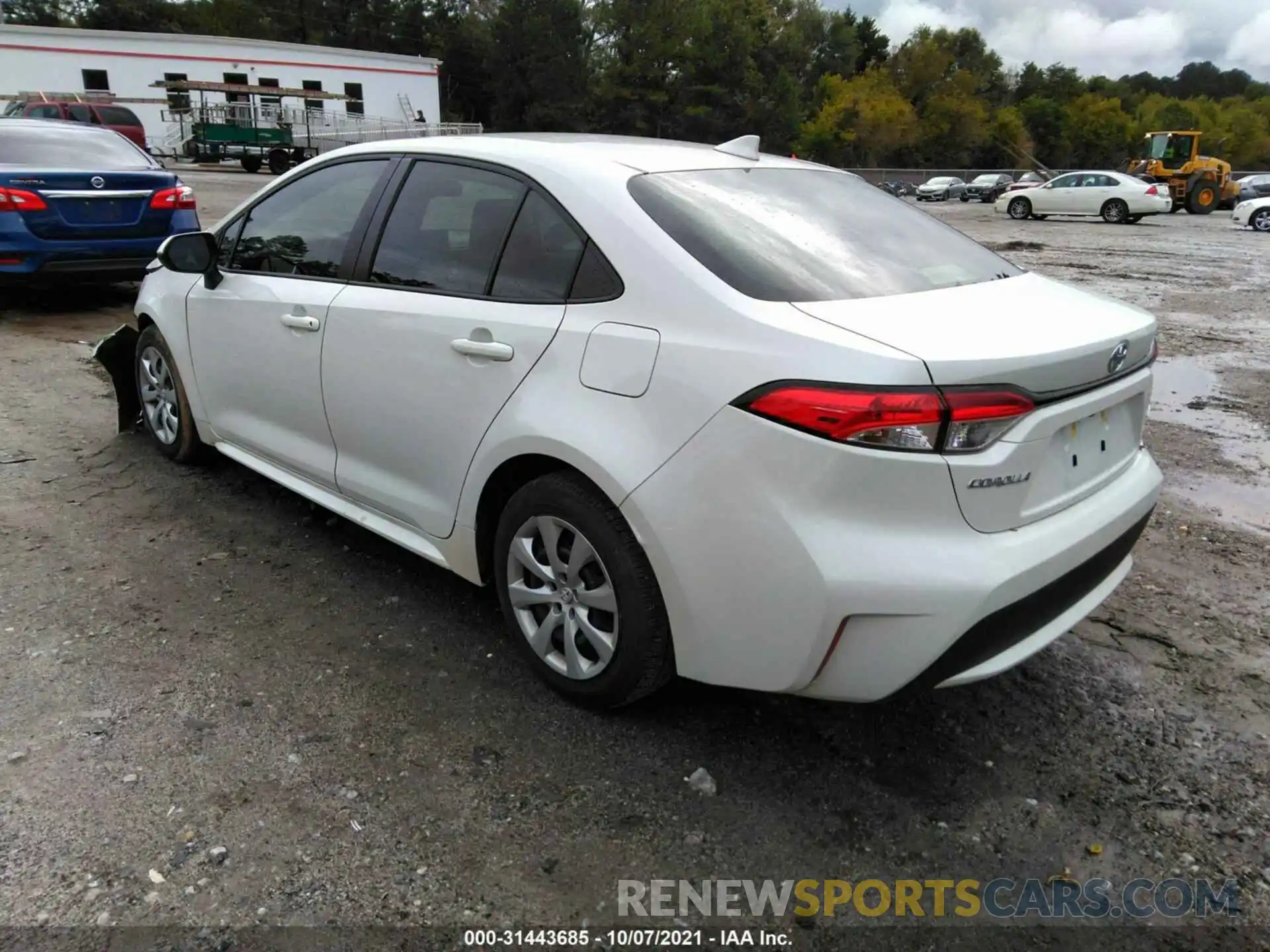 3 Photograph of a damaged car JTDEPMAE7MJ170438 TOYOTA COROLLA 2021