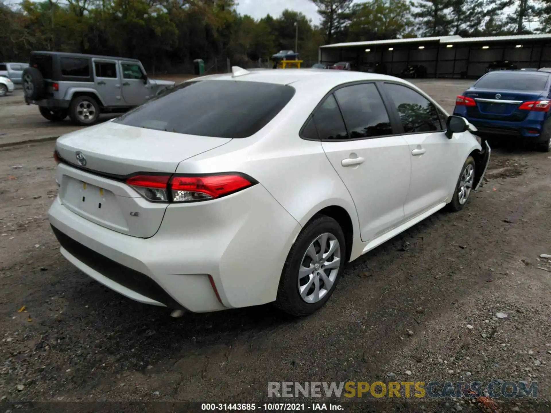 4 Photograph of a damaged car JTDEPMAE7MJ170438 TOYOTA COROLLA 2021