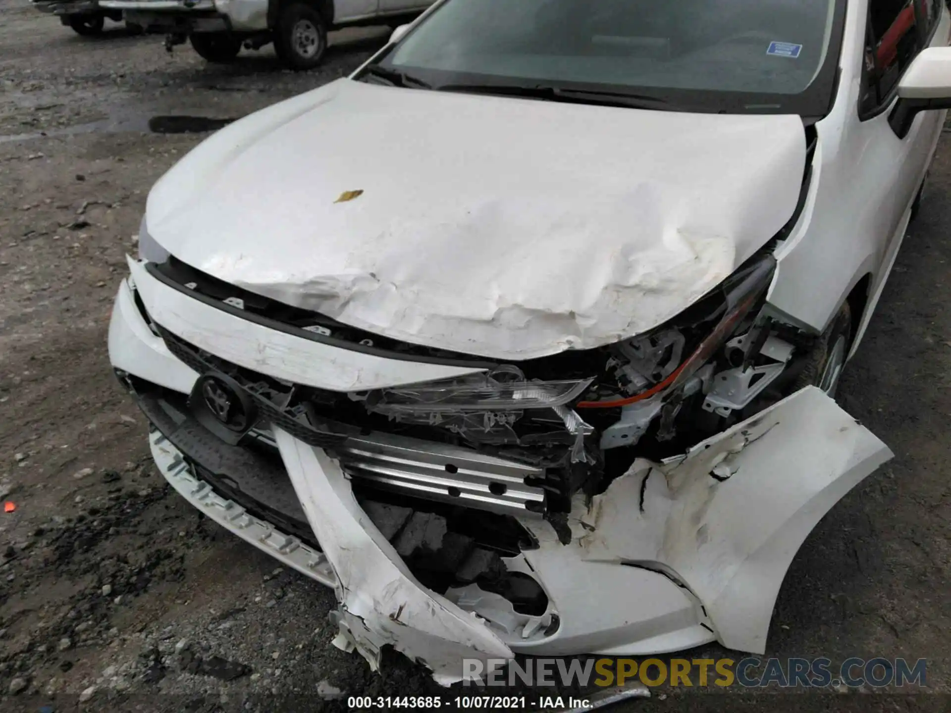 6 Photograph of a damaged car JTDEPMAE7MJ170438 TOYOTA COROLLA 2021