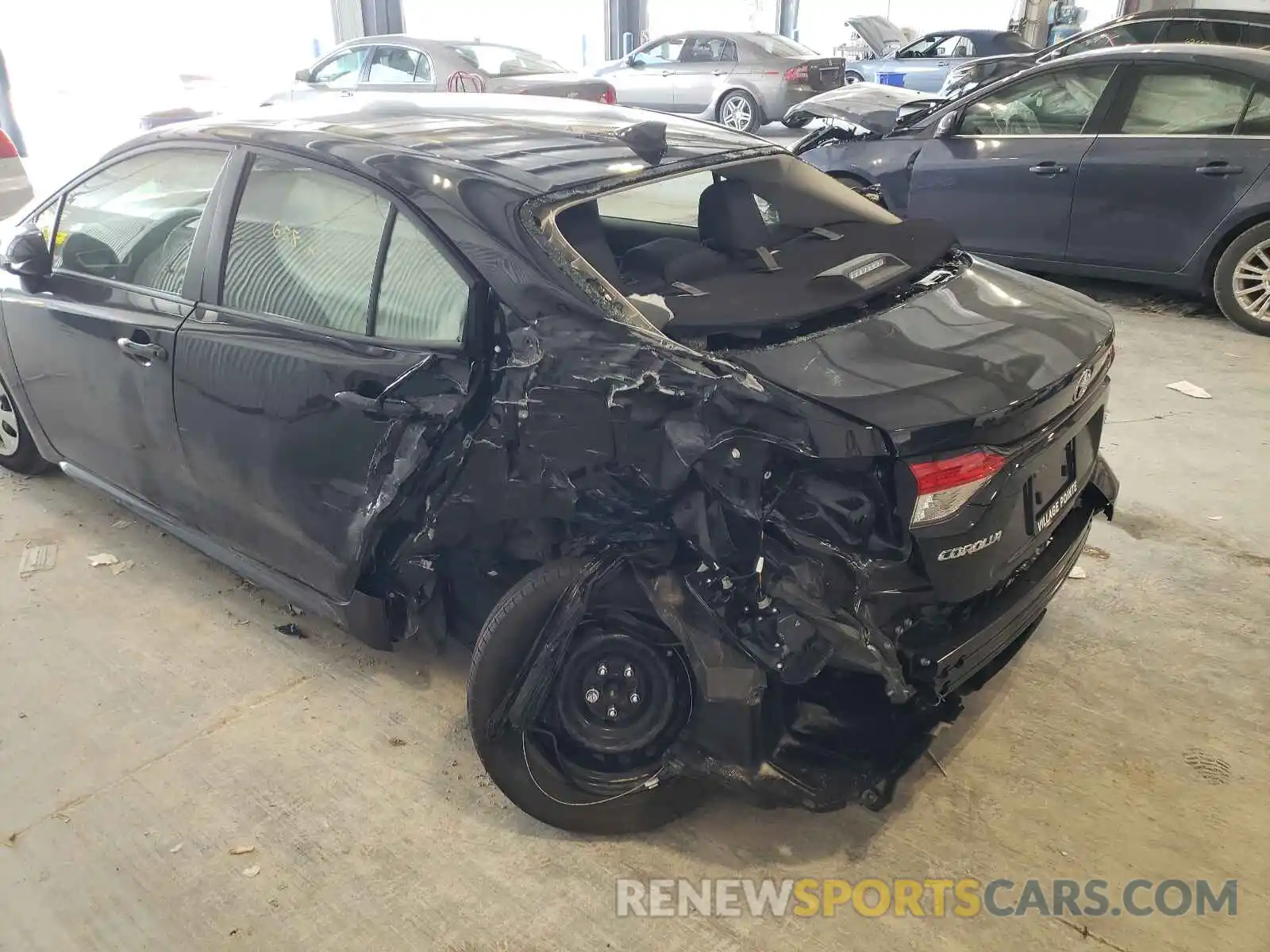 9 Photograph of a damaged car JTDEPMAE7MJ171038 TOYOTA COROLLA 2021