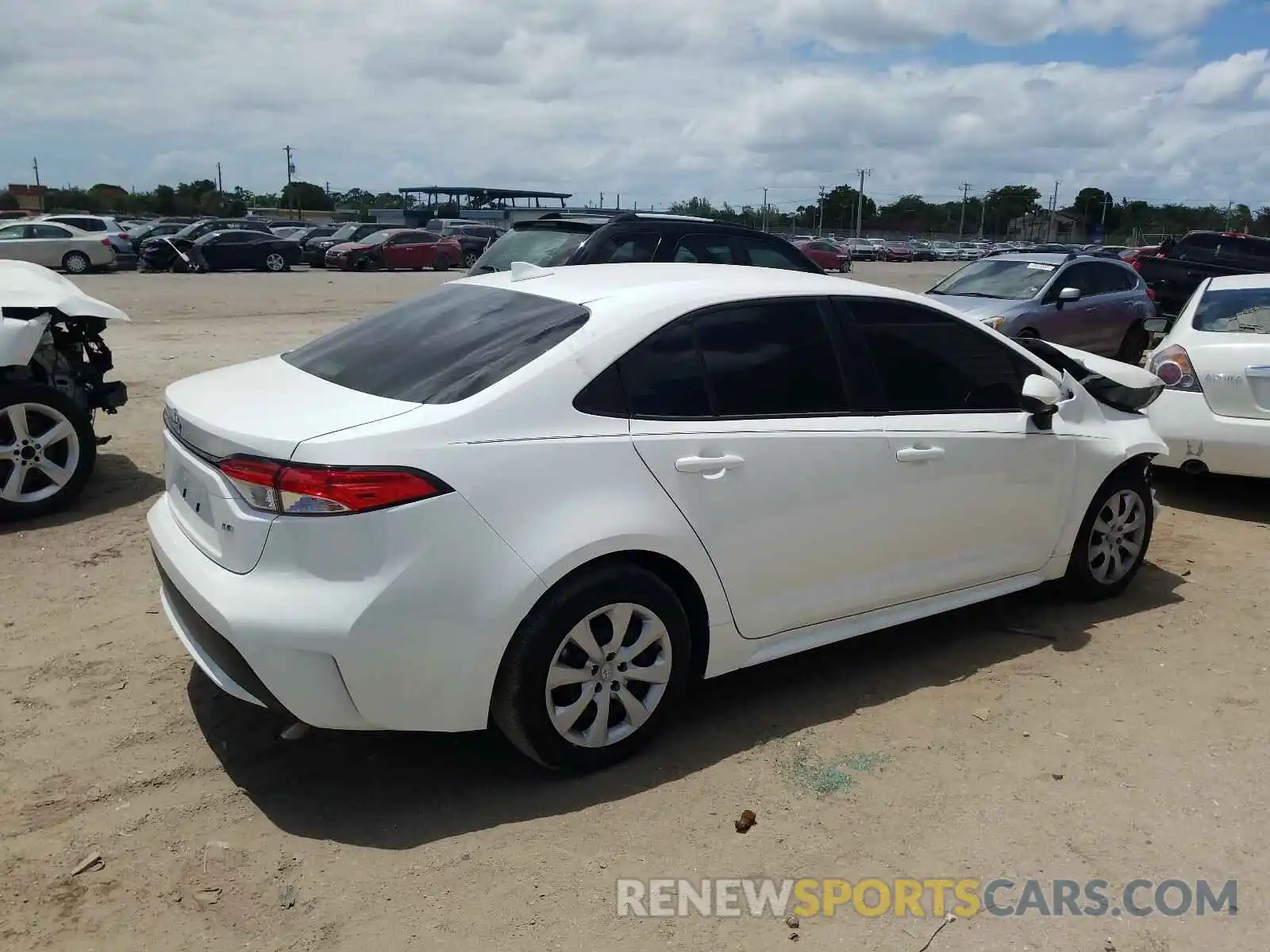 4 Photograph of a damaged car JTDEPMAE7MJ171847 TOYOTA COROLLA 2021