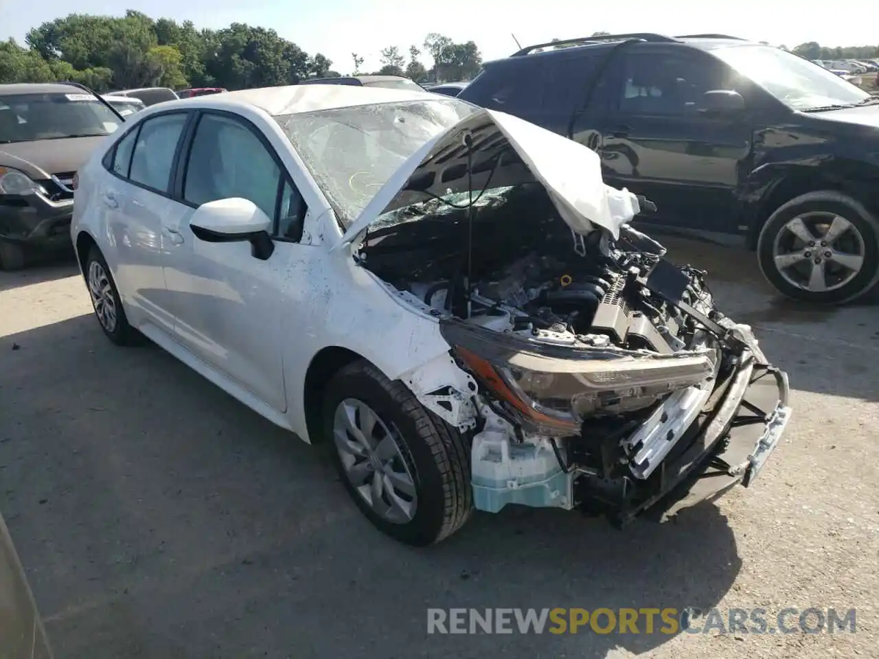 1 Photograph of a damaged car JTDEPMAE7MJ171931 TOYOTA COROLLA 2021