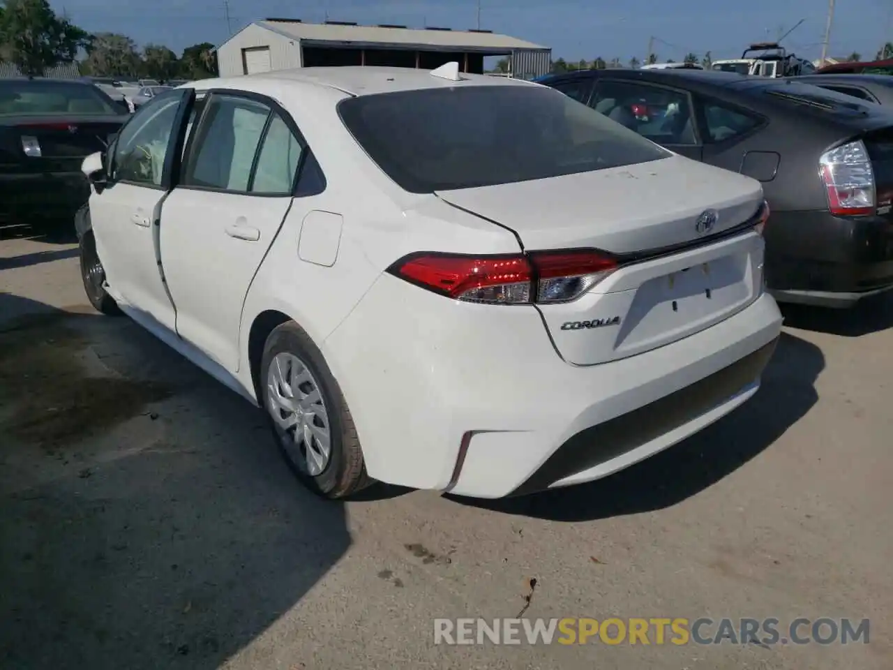 3 Photograph of a damaged car JTDEPMAE7MJ171931 TOYOTA COROLLA 2021