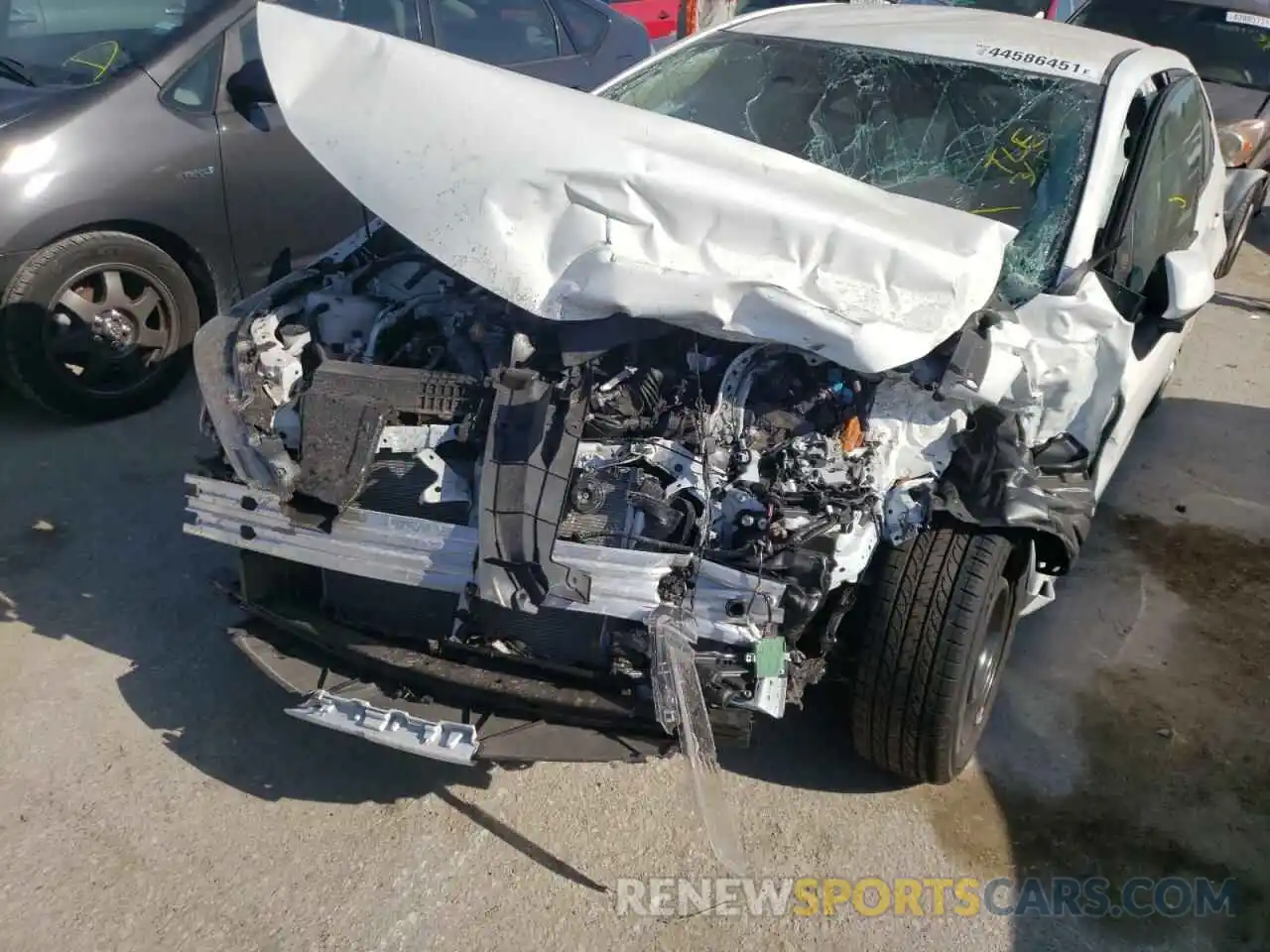 9 Photograph of a damaged car JTDEPMAE7MJ171931 TOYOTA COROLLA 2021