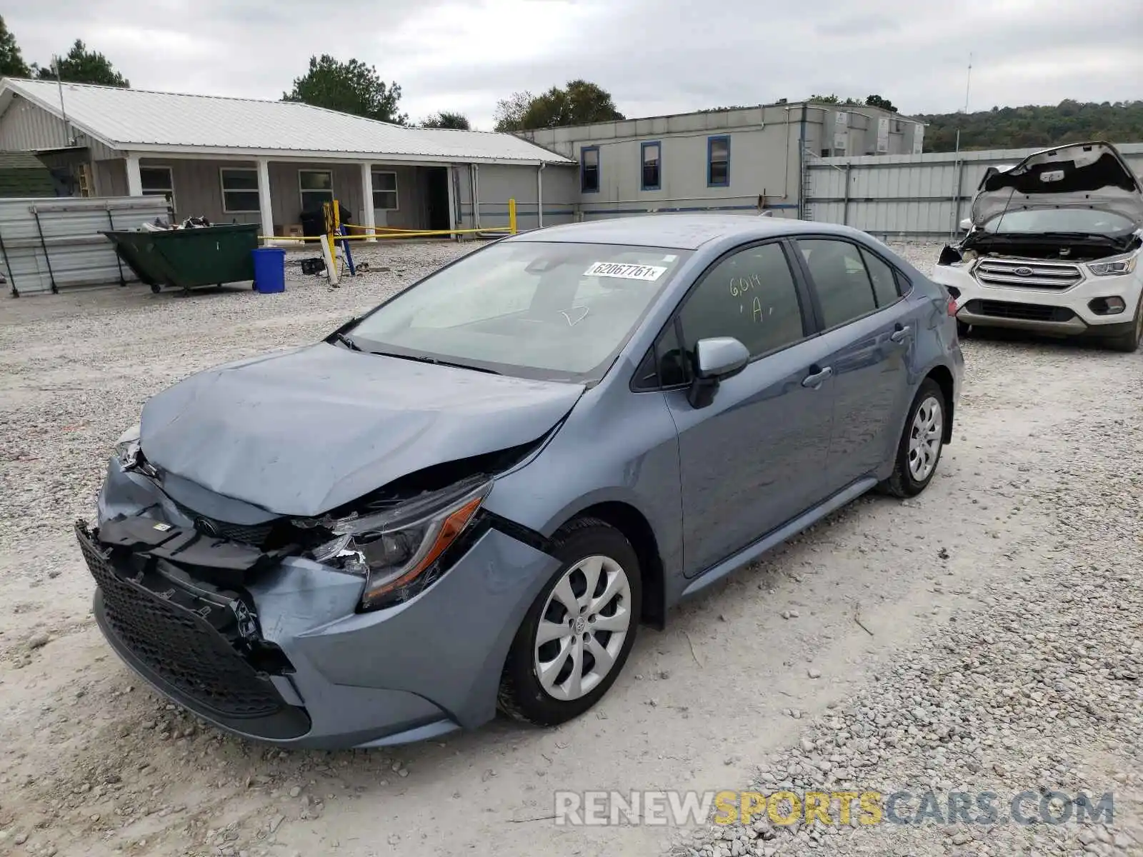 2 Photograph of a damaged car JTDEPMAE7MJ172822 TOYOTA COROLLA 2021