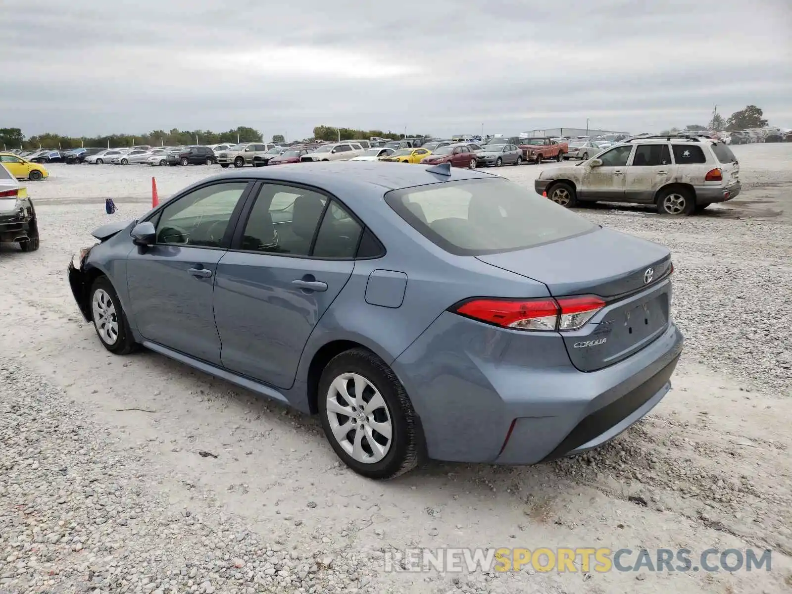 3 Photograph of a damaged car JTDEPMAE7MJ172822 TOYOTA COROLLA 2021