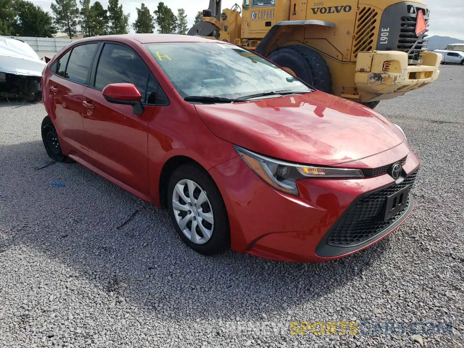 1 Photograph of a damaged car JTDEPMAE7MJ175820 TOYOTA COROLLA 2021