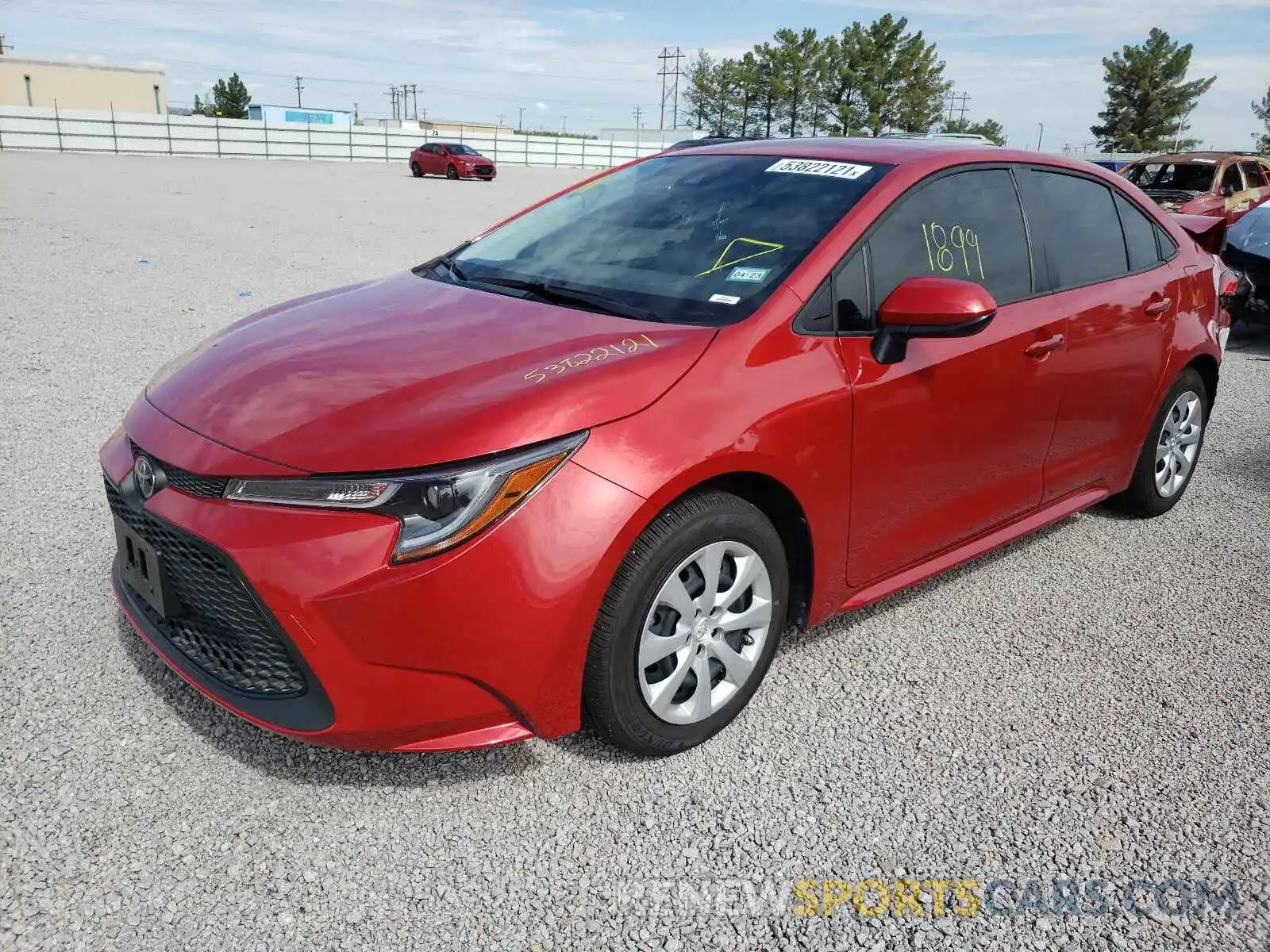 2 Photograph of a damaged car JTDEPMAE7MJ175820 TOYOTA COROLLA 2021