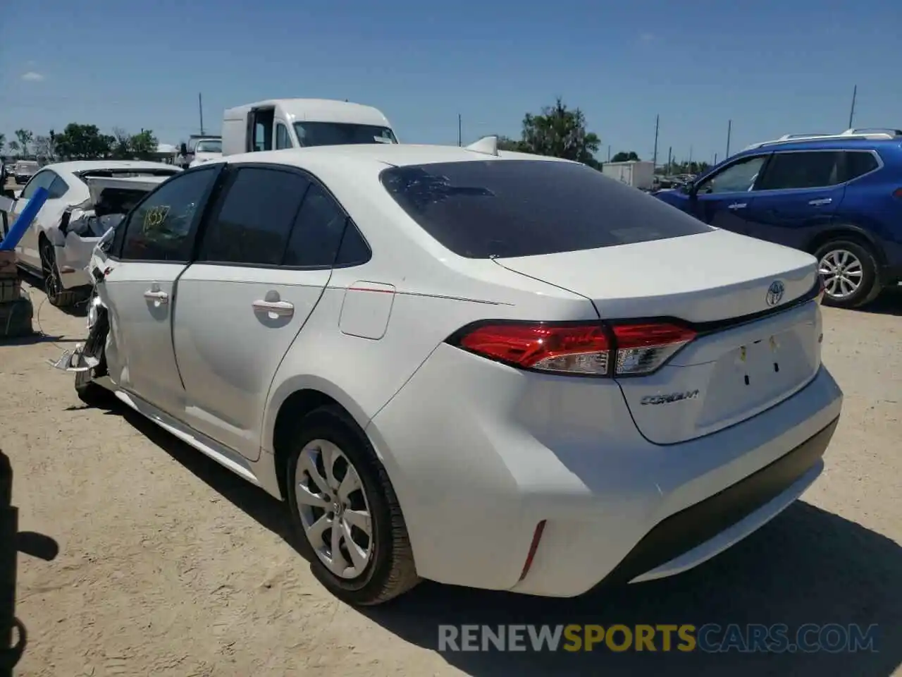 3 Photograph of a damaged car JTDEPMAE7MJ176594 TOYOTA COROLLA 2021